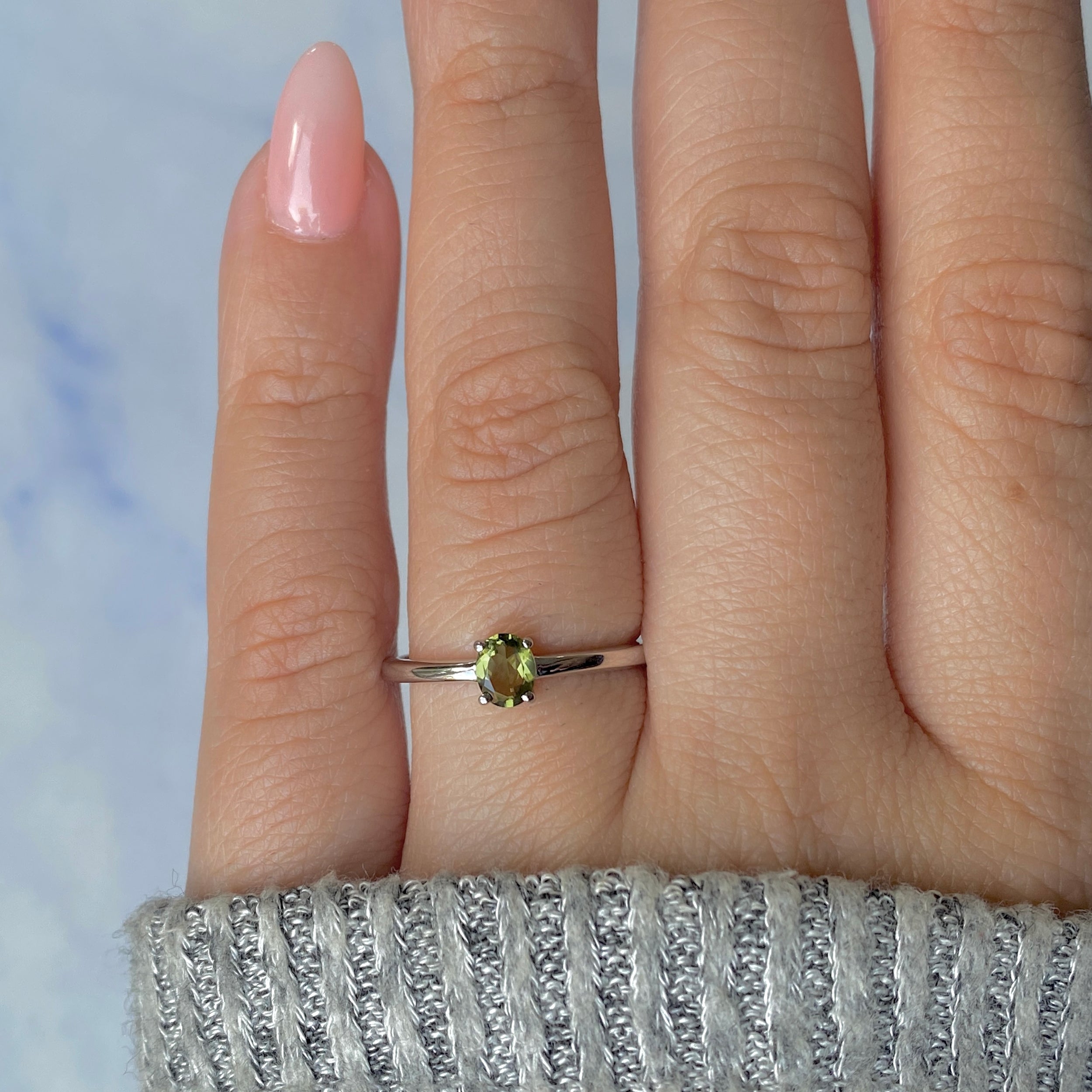 Moldavite Ring-(MLD-RDR-2508.)