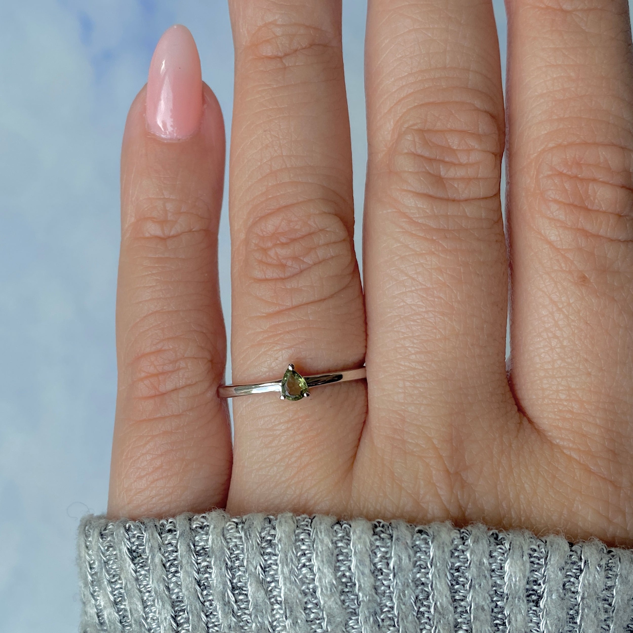 Moldavite Ring-(MLD-RDR-2510.)