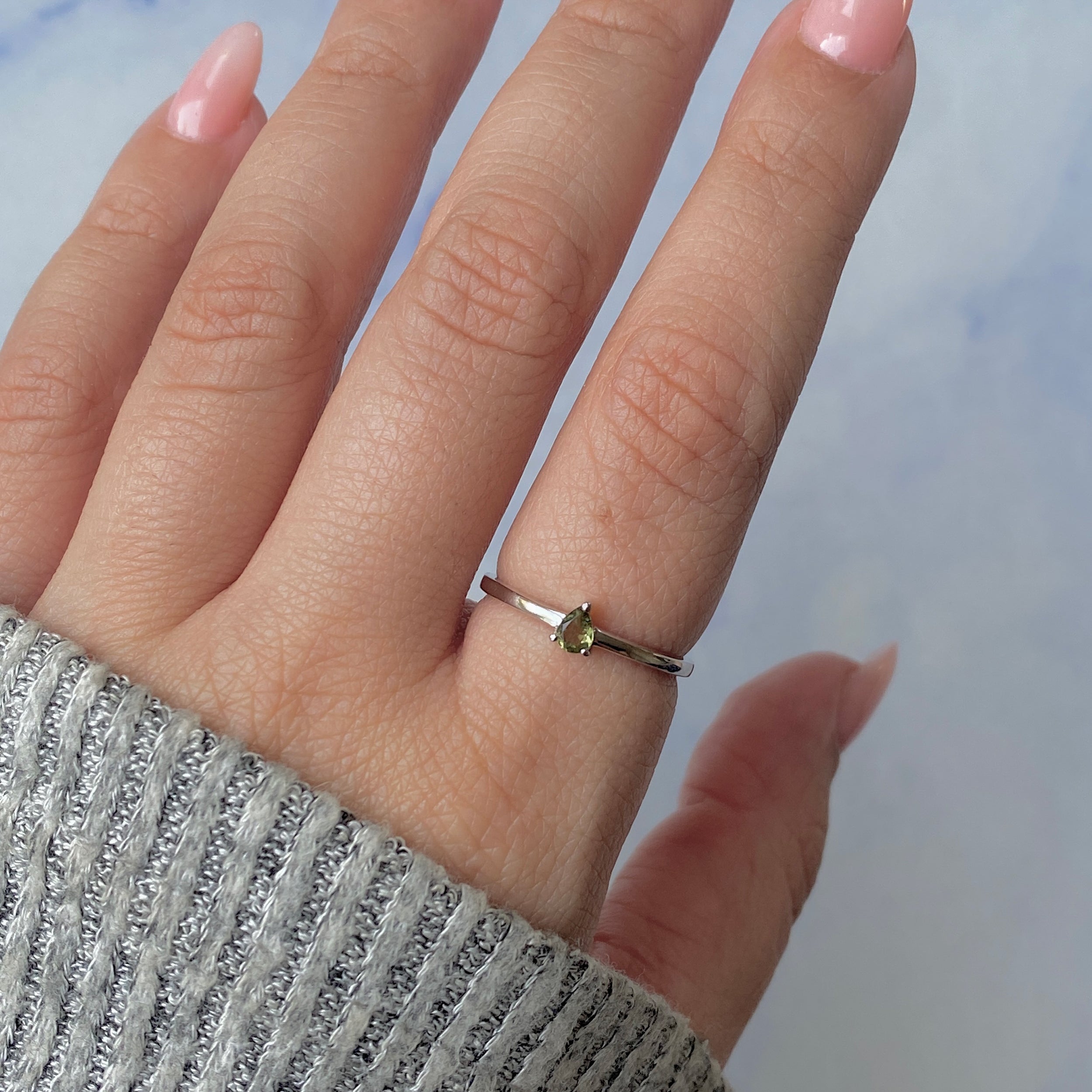 Moldavite Ring-(MLD-RDR-2510.)