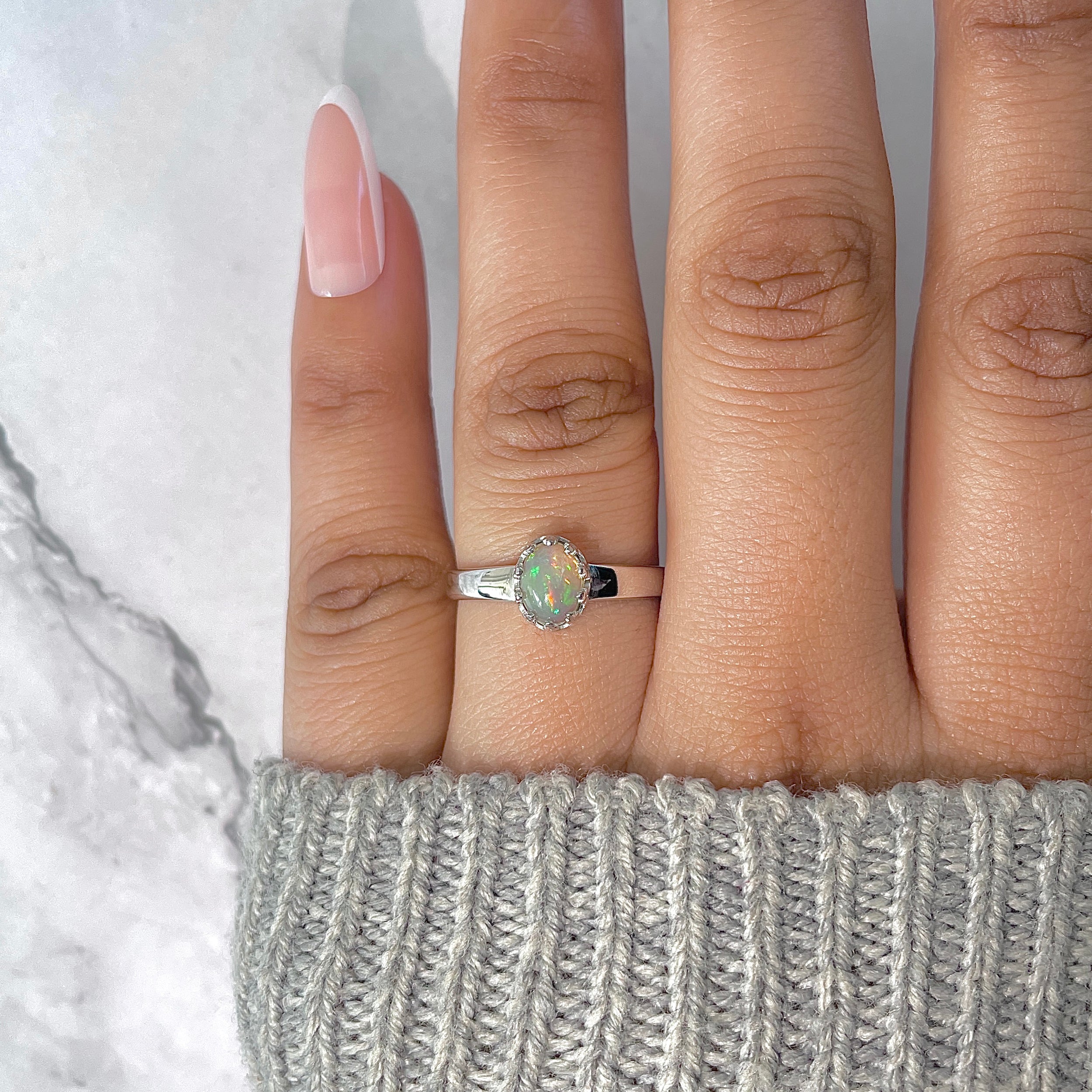 Opal Ring-(OPL-RDR-1913.)