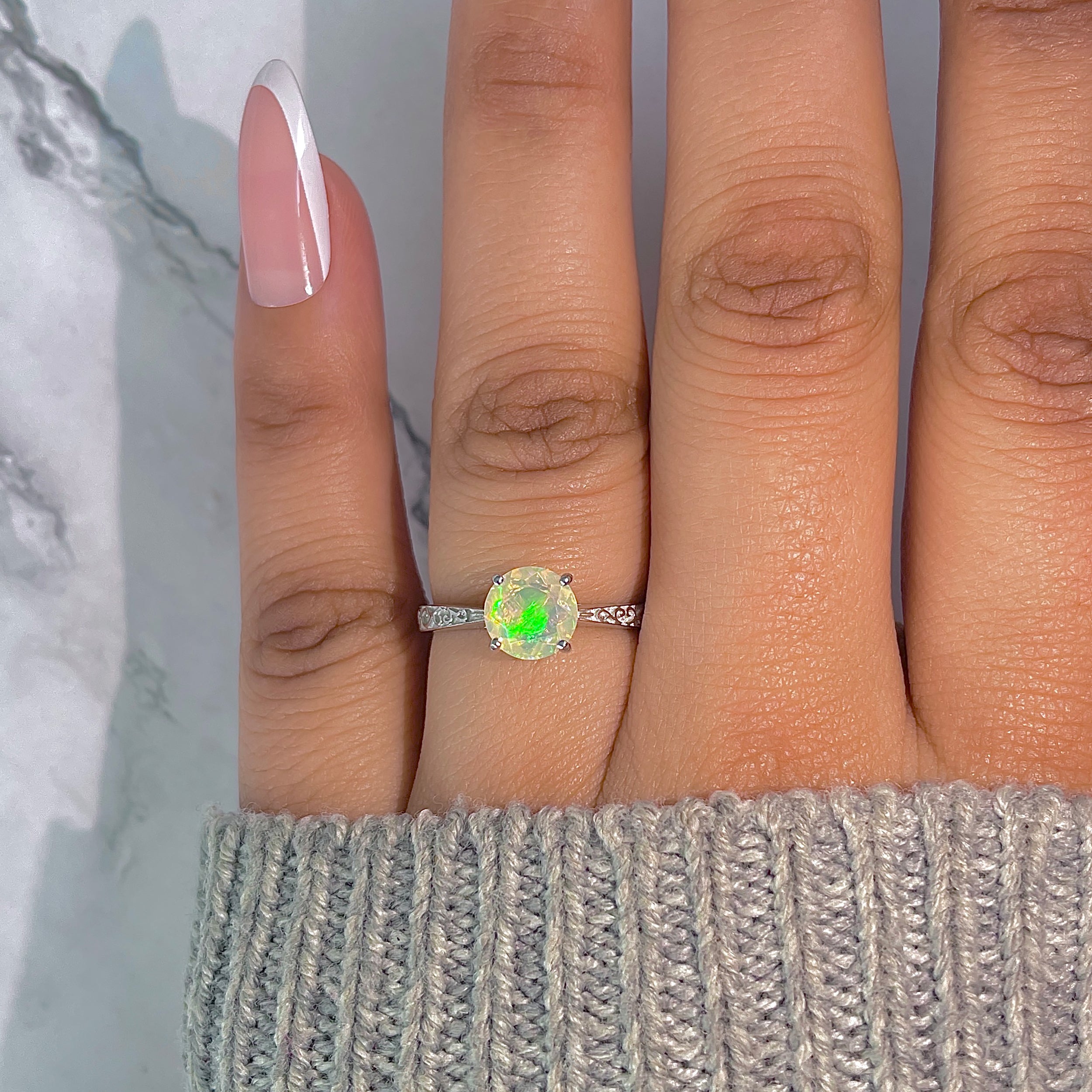 Opal Ring-(OPL-RDR-1931.)