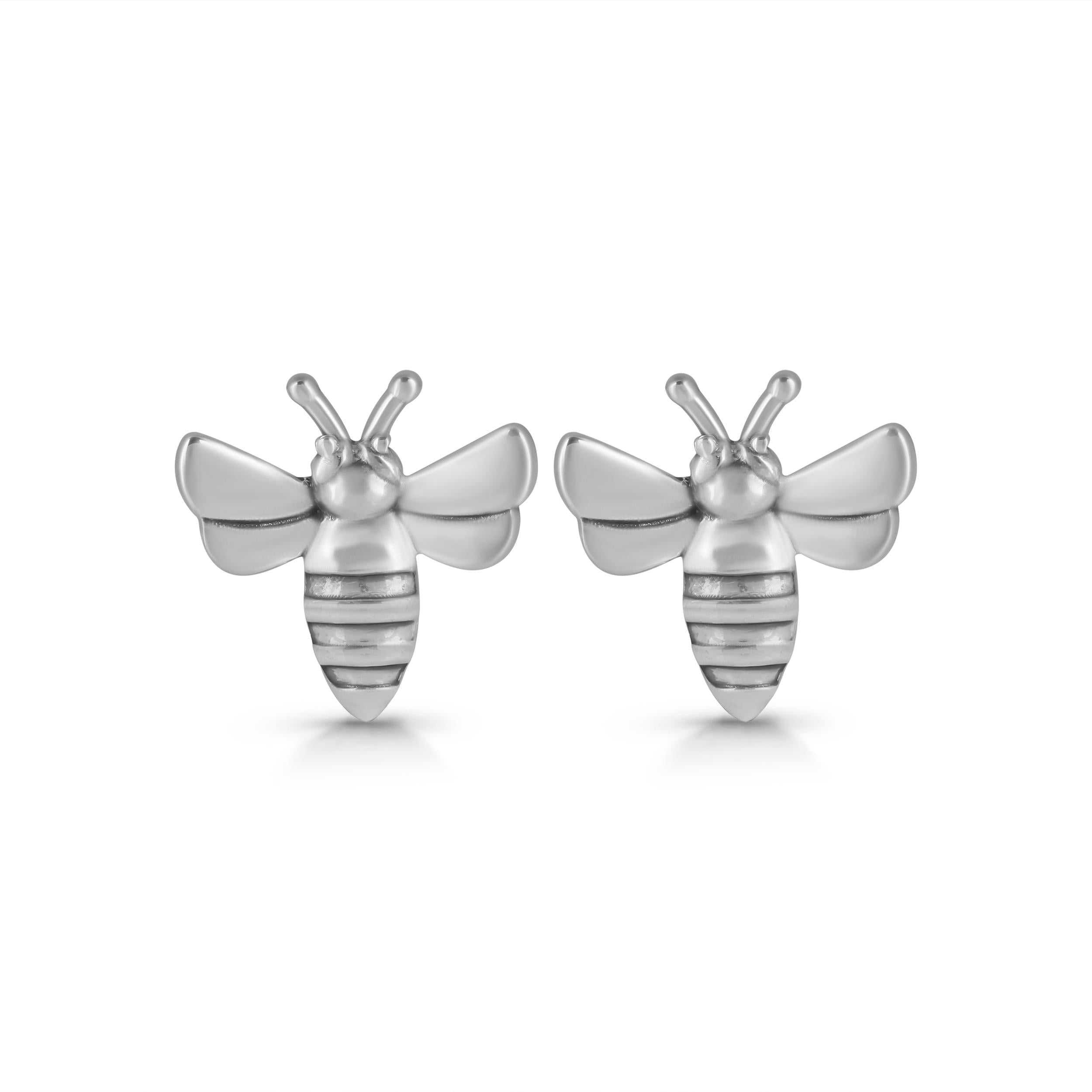 plain-silver-bee-stud-earring-ps-rde-589