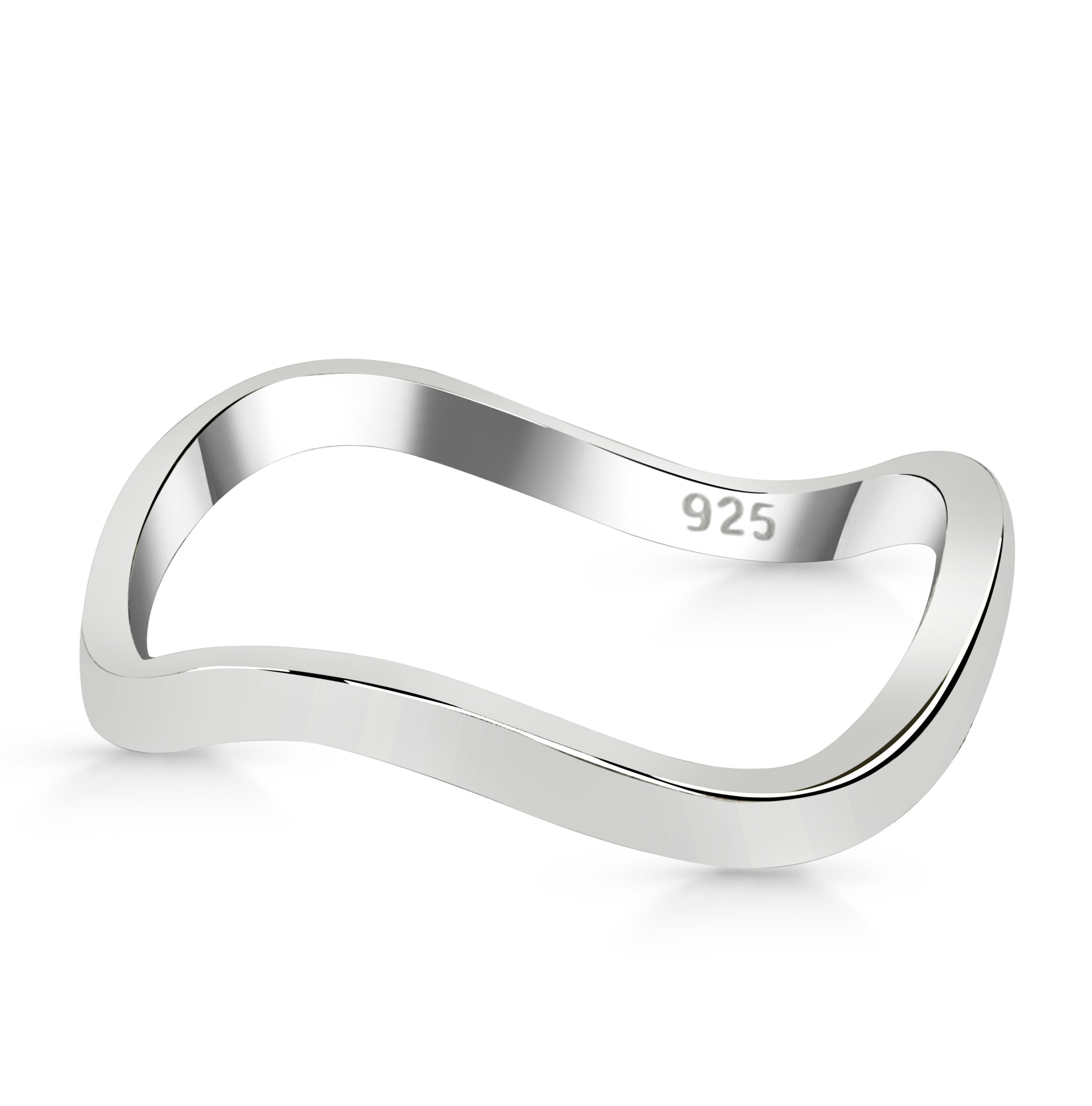 Plain Silver Ring-(PS-RDR-3448.)