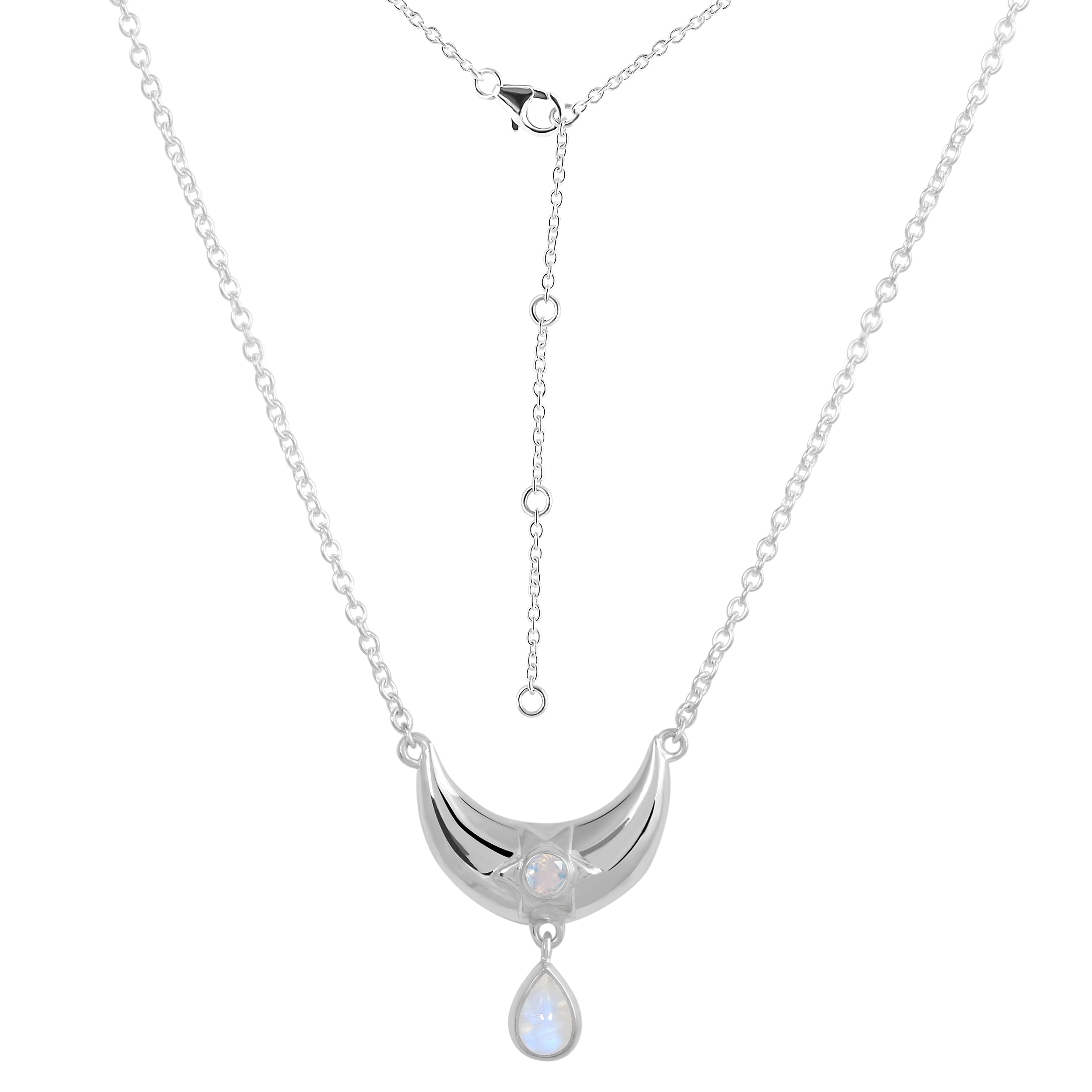Moonstone Necklace-(RBM-JCN-13)