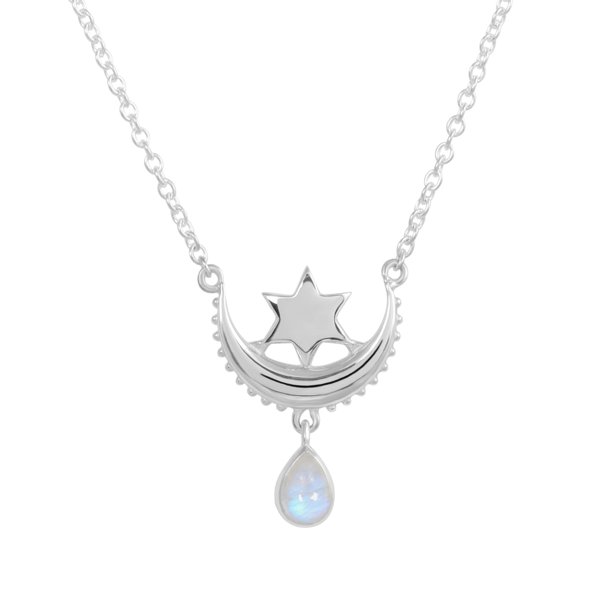 Moonstone Necklace-(RBM-JCN-3)