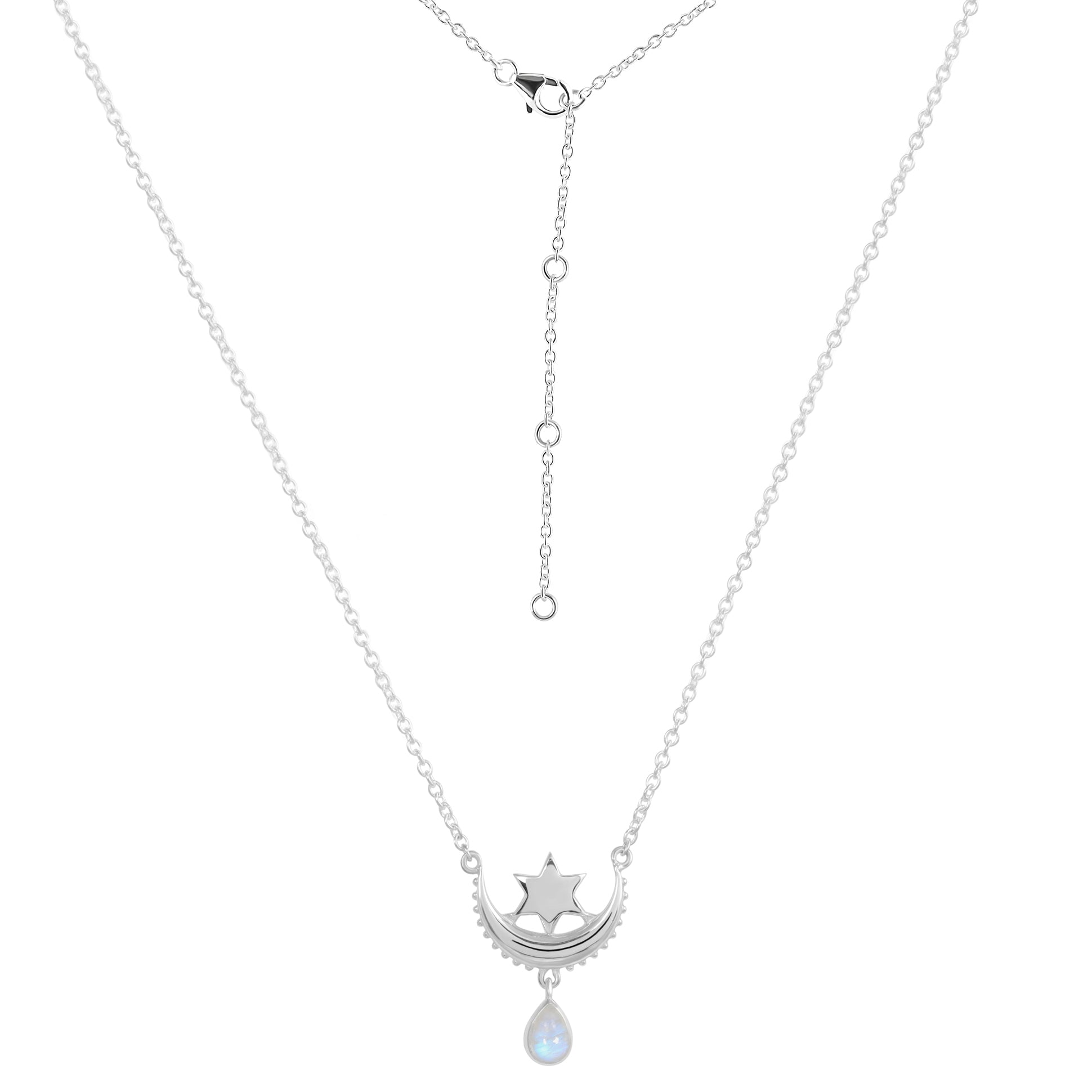 Moonstone Necklace-(RBM-JCN-3)