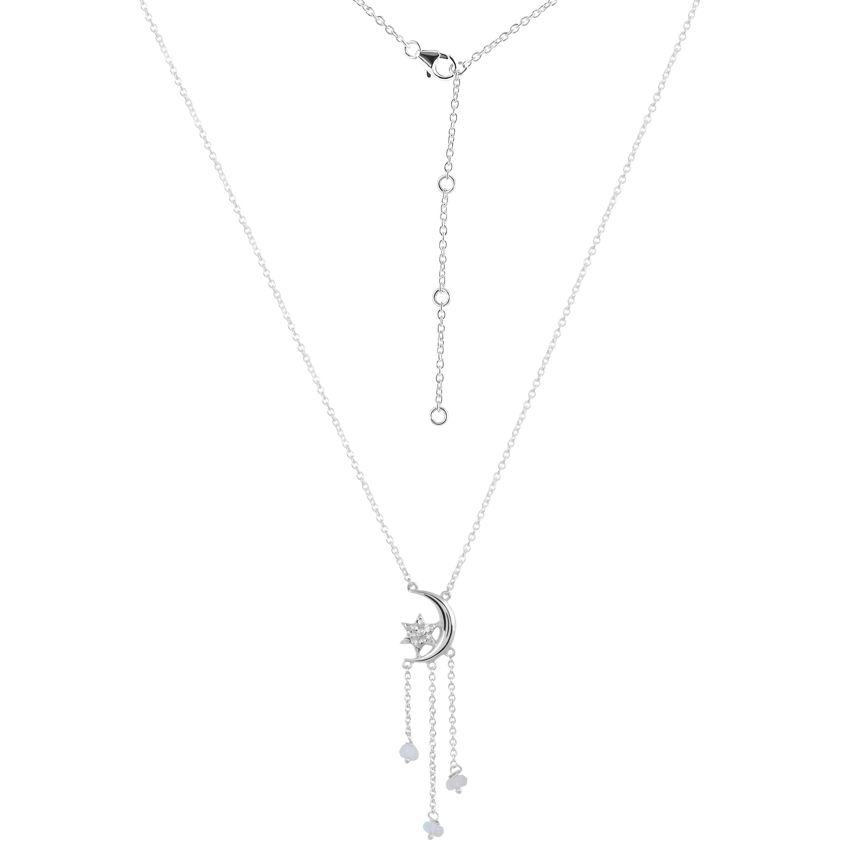 Moonstone Necklace-(RBM-JCN-5)