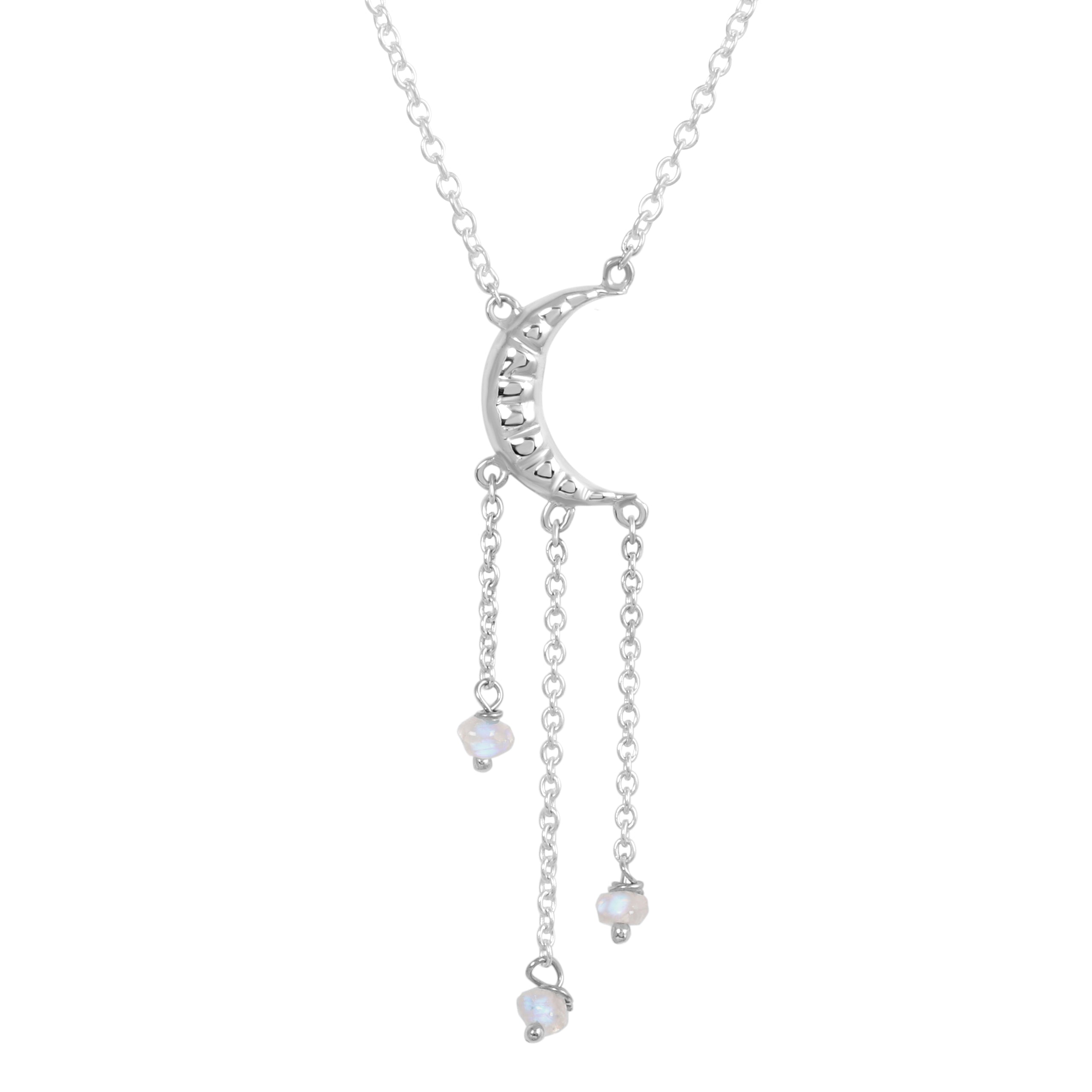 Moonstone Necklace-(RBM-JCN-9)