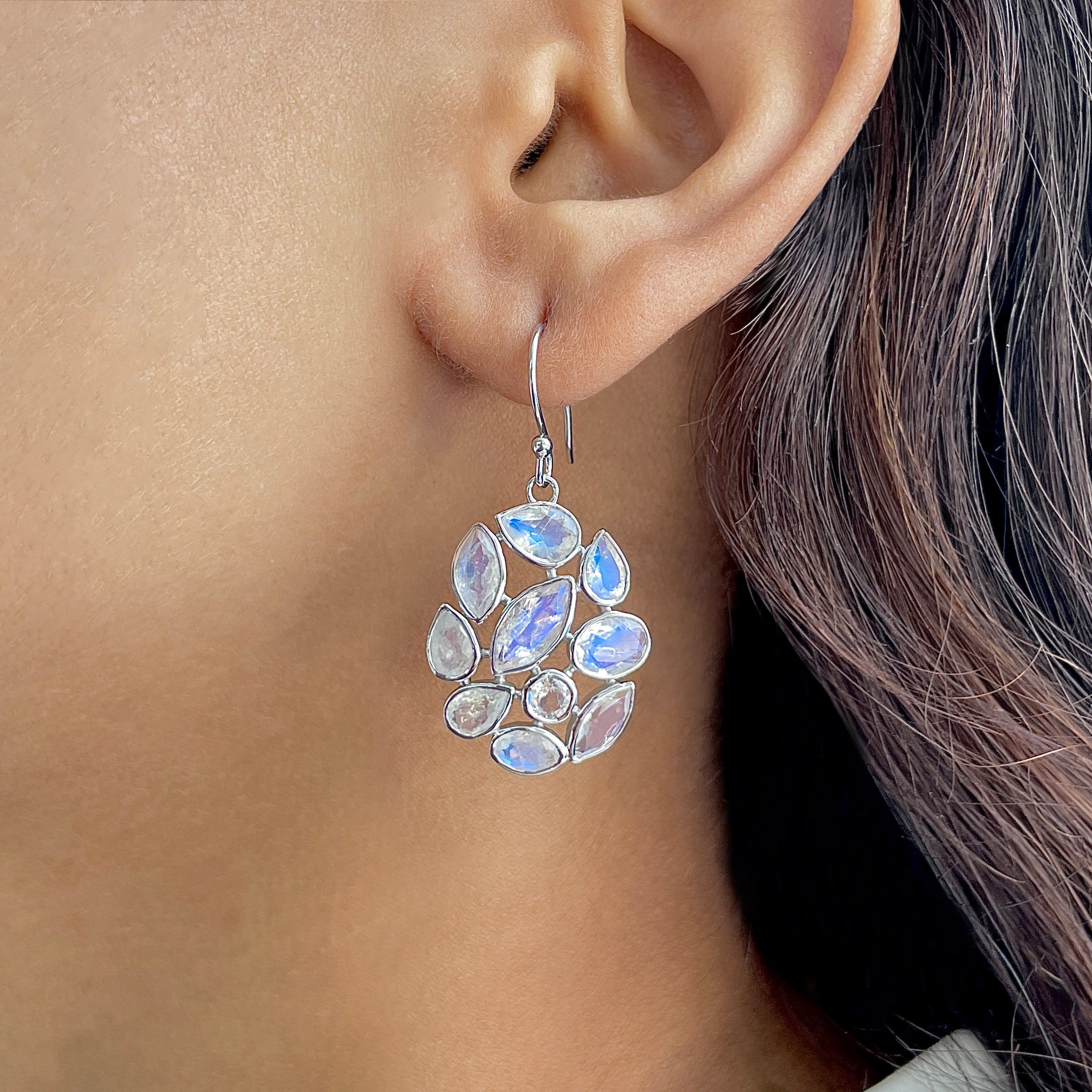 Moonstone Earring-(RBM-RDE-874.)