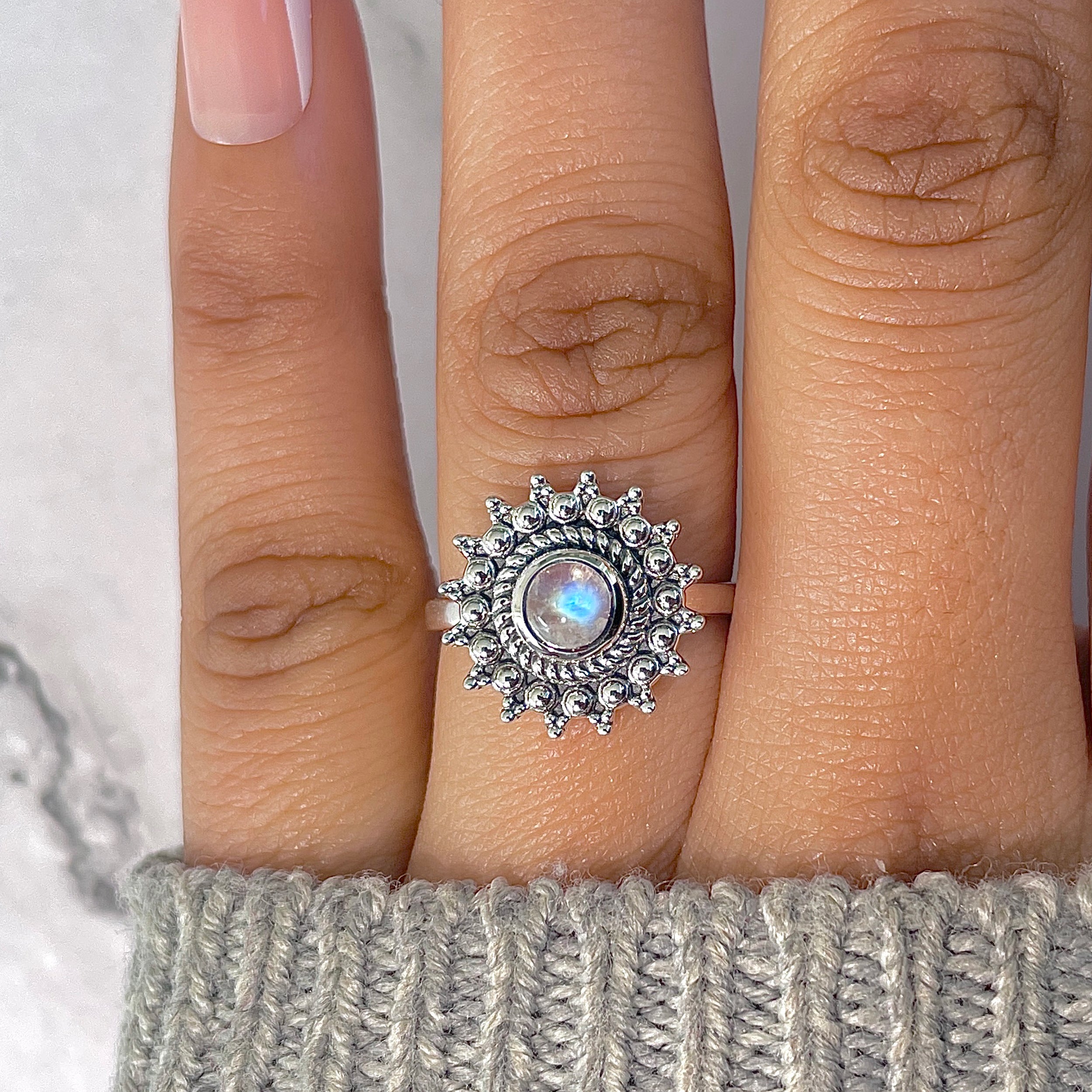 Moonstone Ring-(RBM-RDR-1013.)