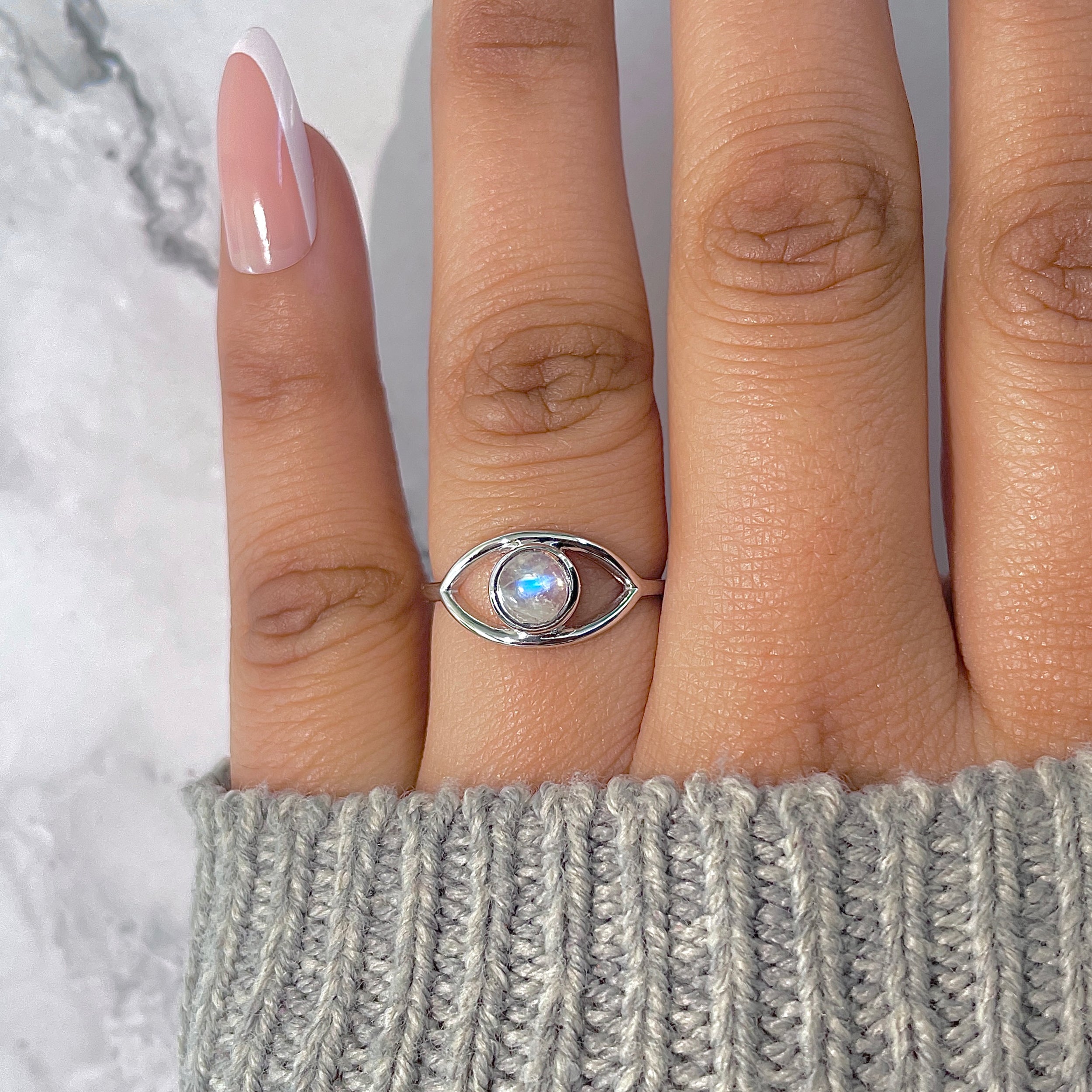 Moonstone Ring-(RBM-RDR-1324.)