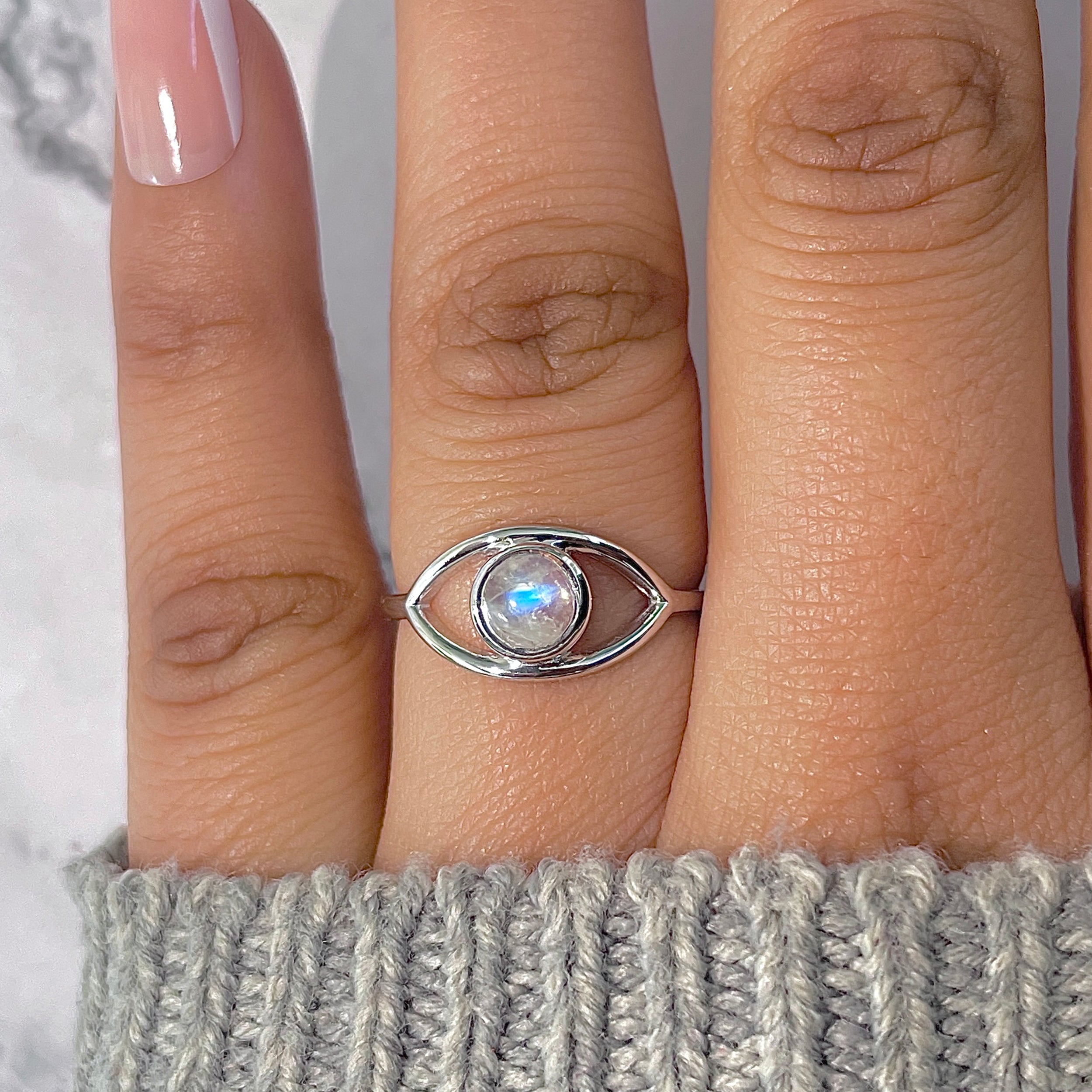 Moonstone Ring-(RBM-RDR-1324.)