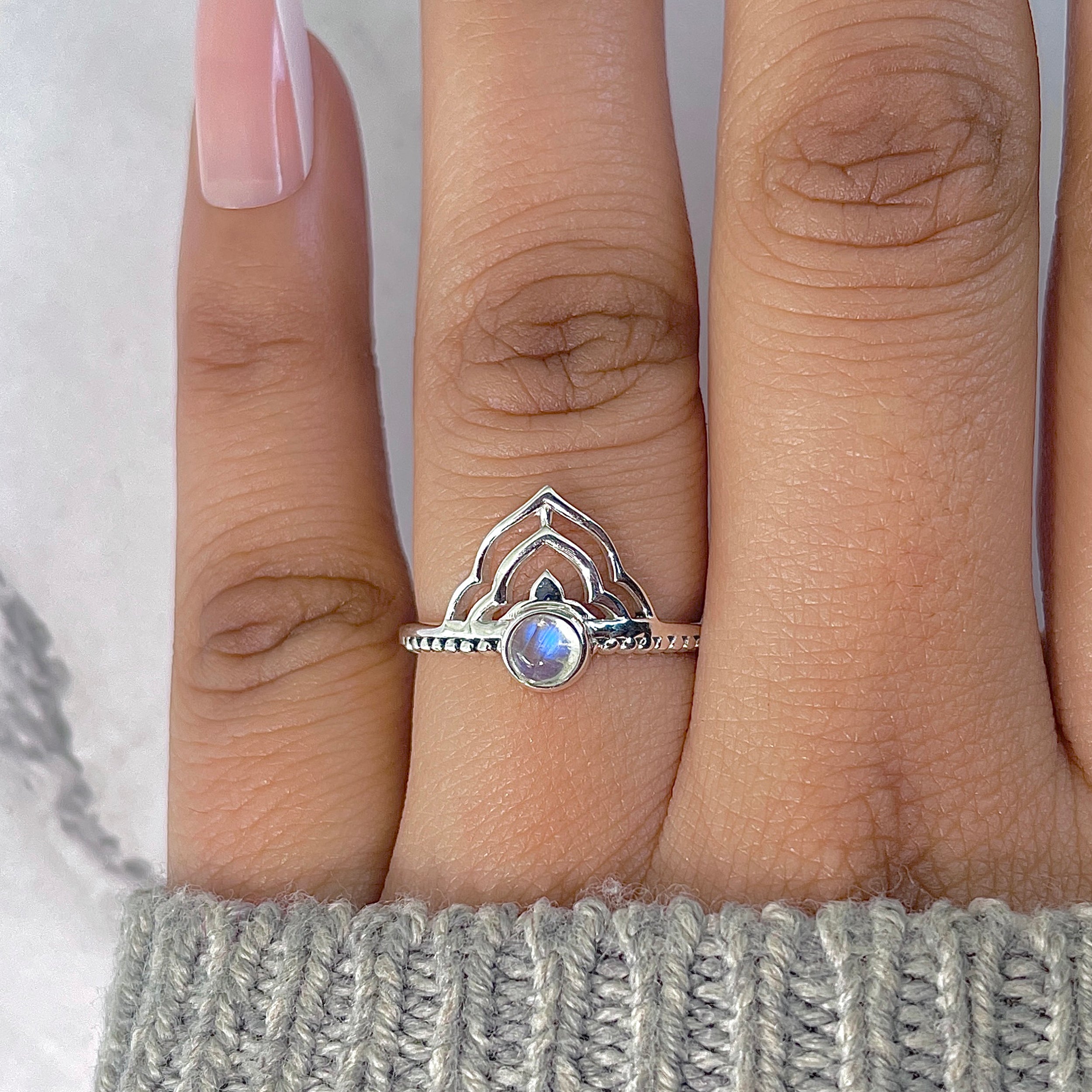 Moonstone Ring-(RBM-RDR-1328.)