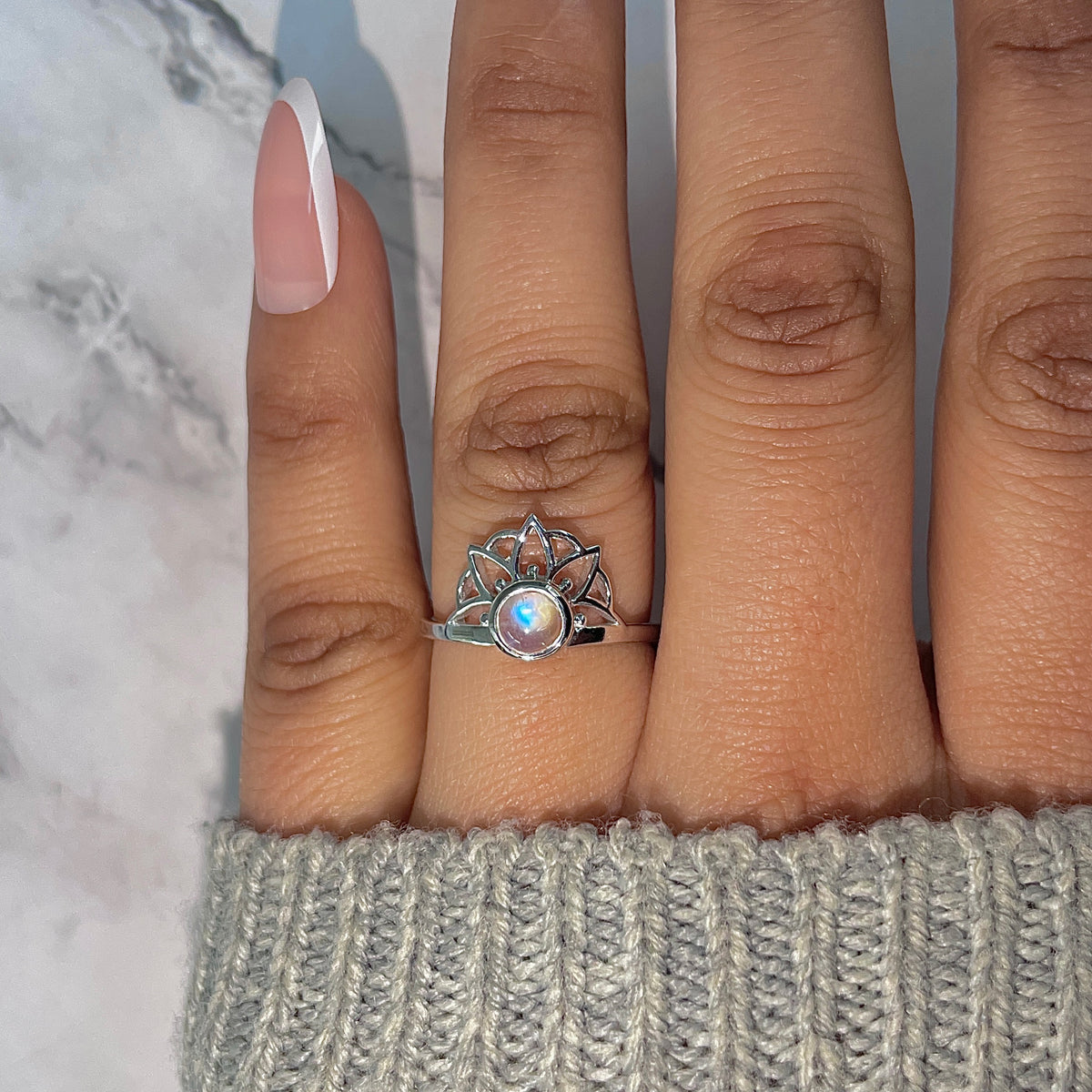 Moonstone Ring-(RBM-RDR-1329.)