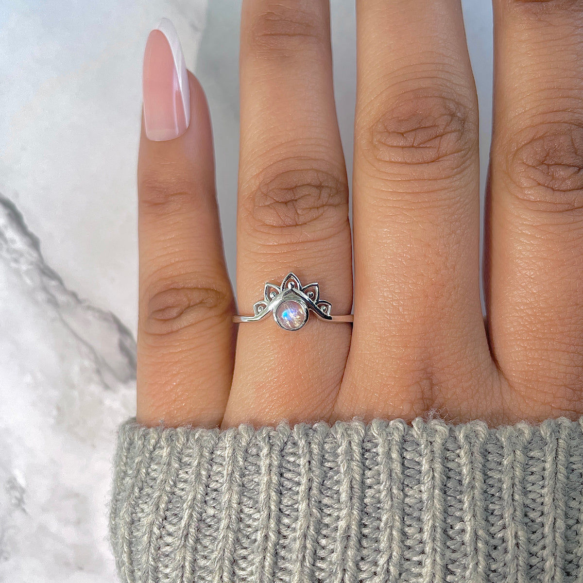 Moonstone Ring-(RBM-RDR-1342.)