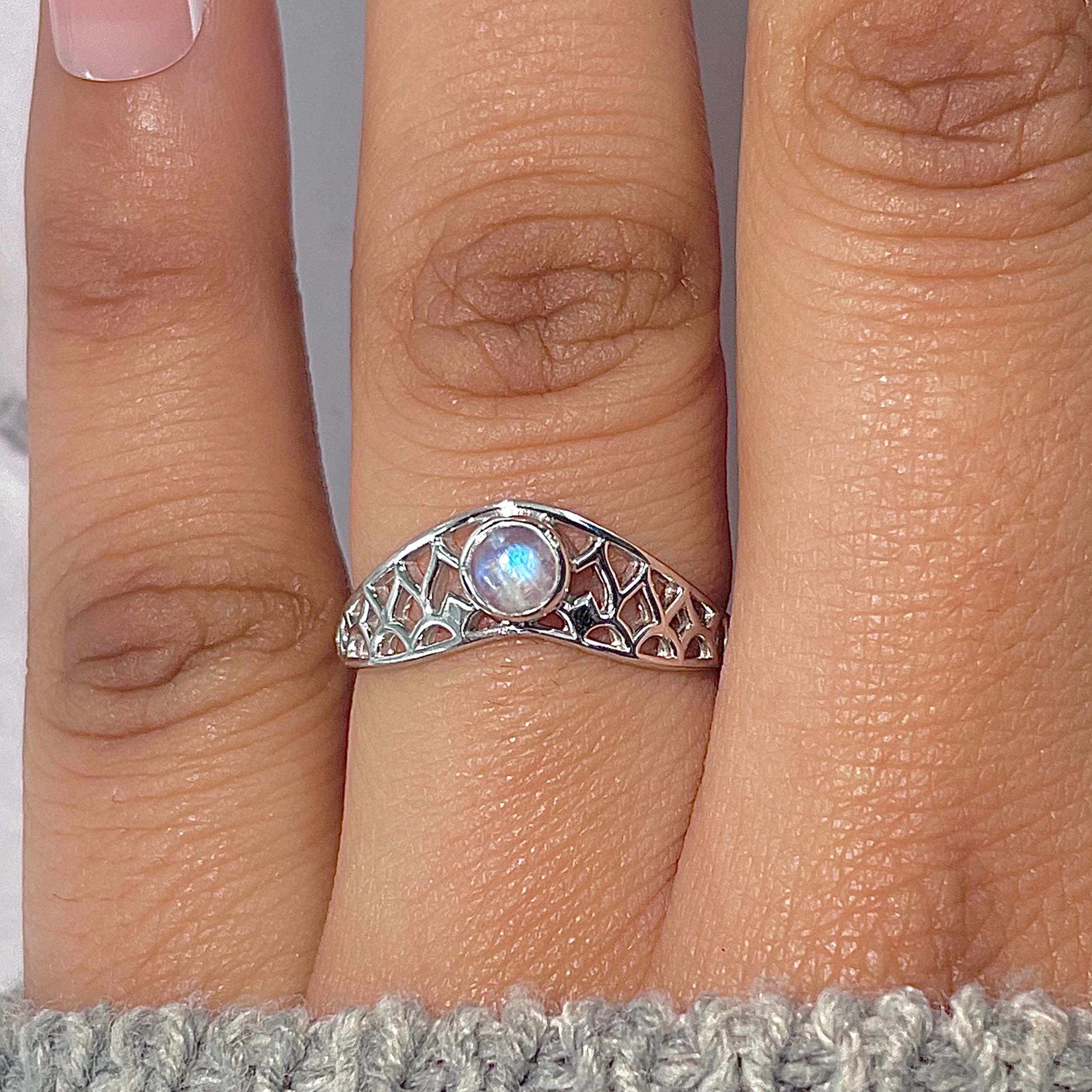 Moonstone Ring-(RBM-RDR-1346.)