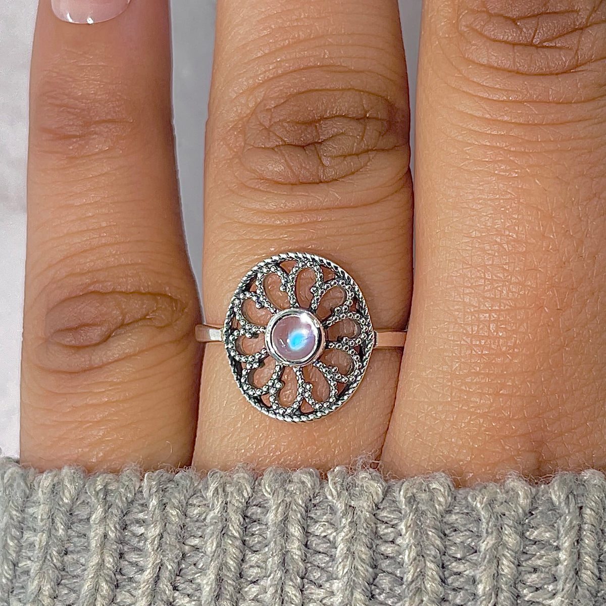 Moonstone Ring-(RBM-RDR-1350.)