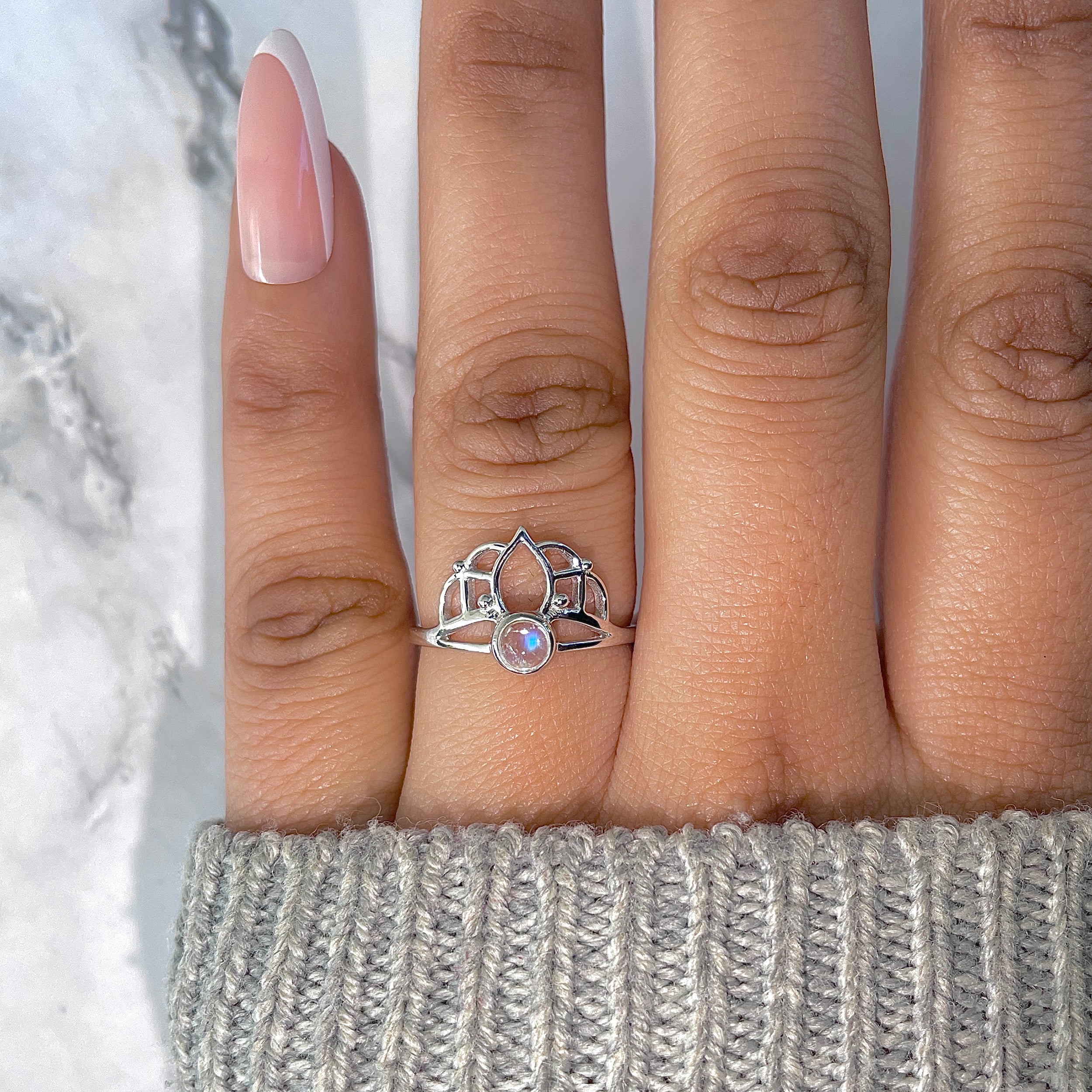 Moonstone Ring-(RBM-RDR-1364.)