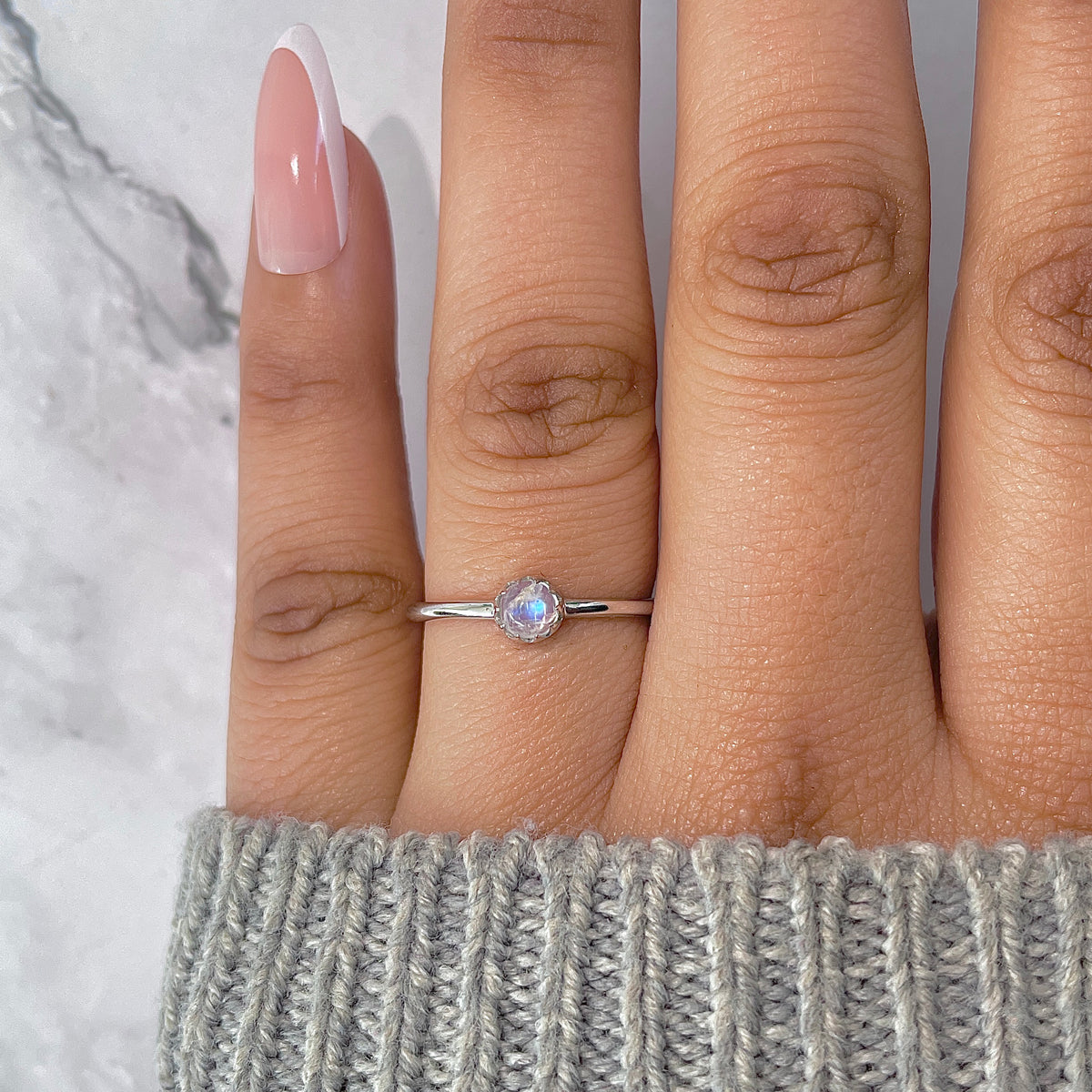 Moonstone Ring-(RBM-RDR-1421.)