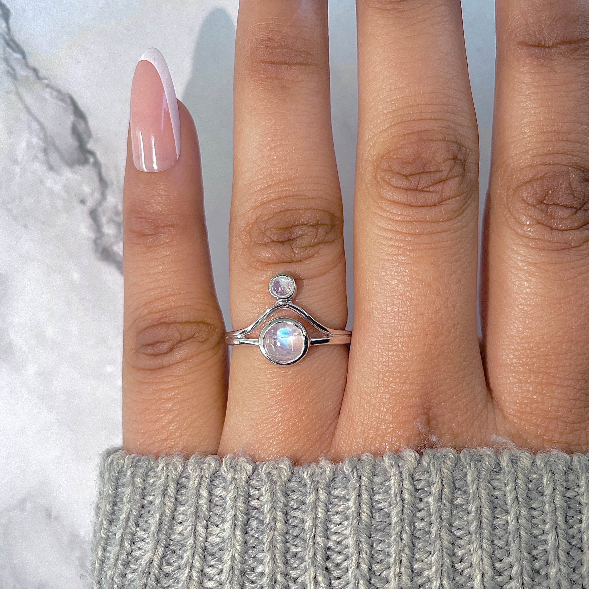 Moonstone Ring-(RBM-RDR-1626.)