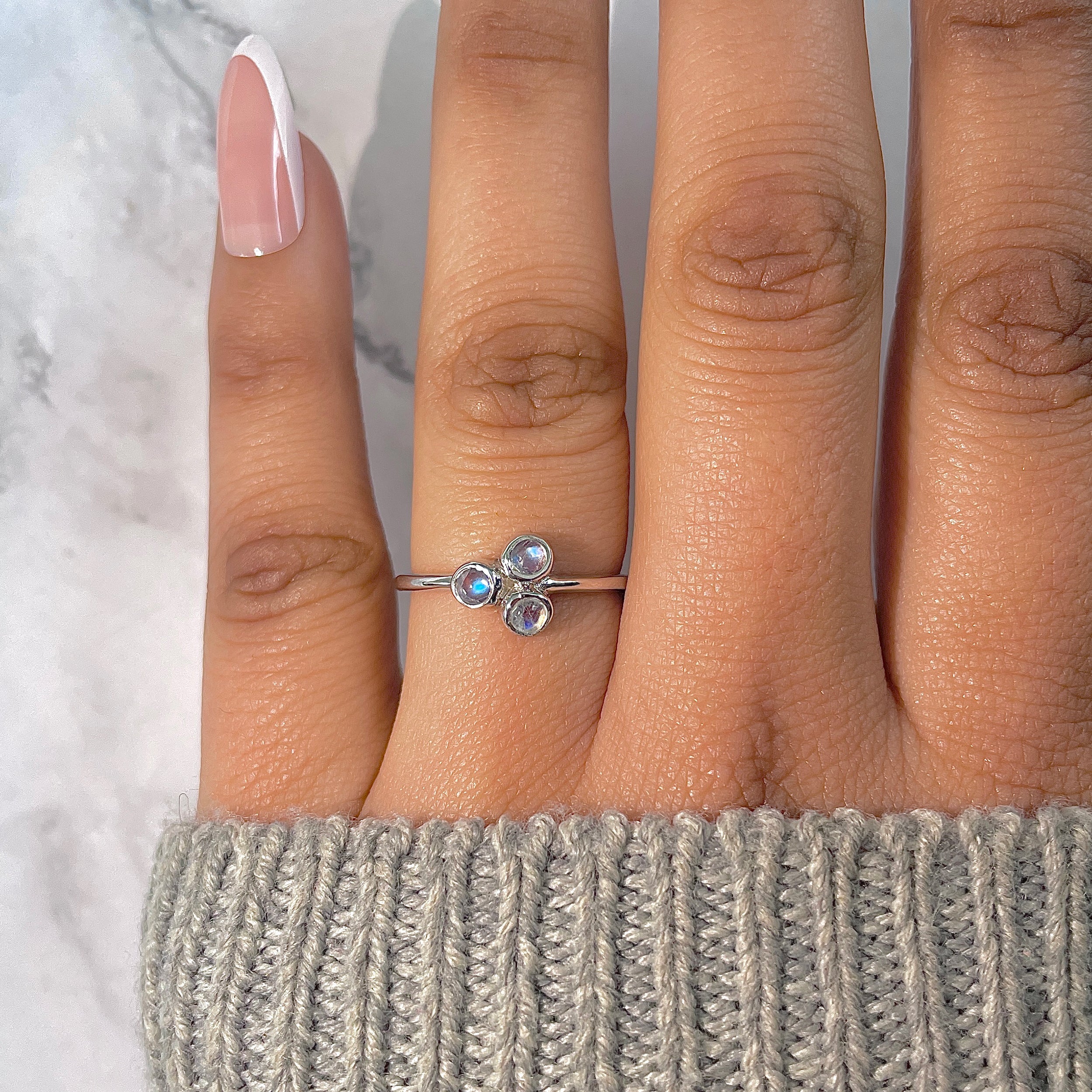 Moonstone Ring-(RBM-RDR-1630.)