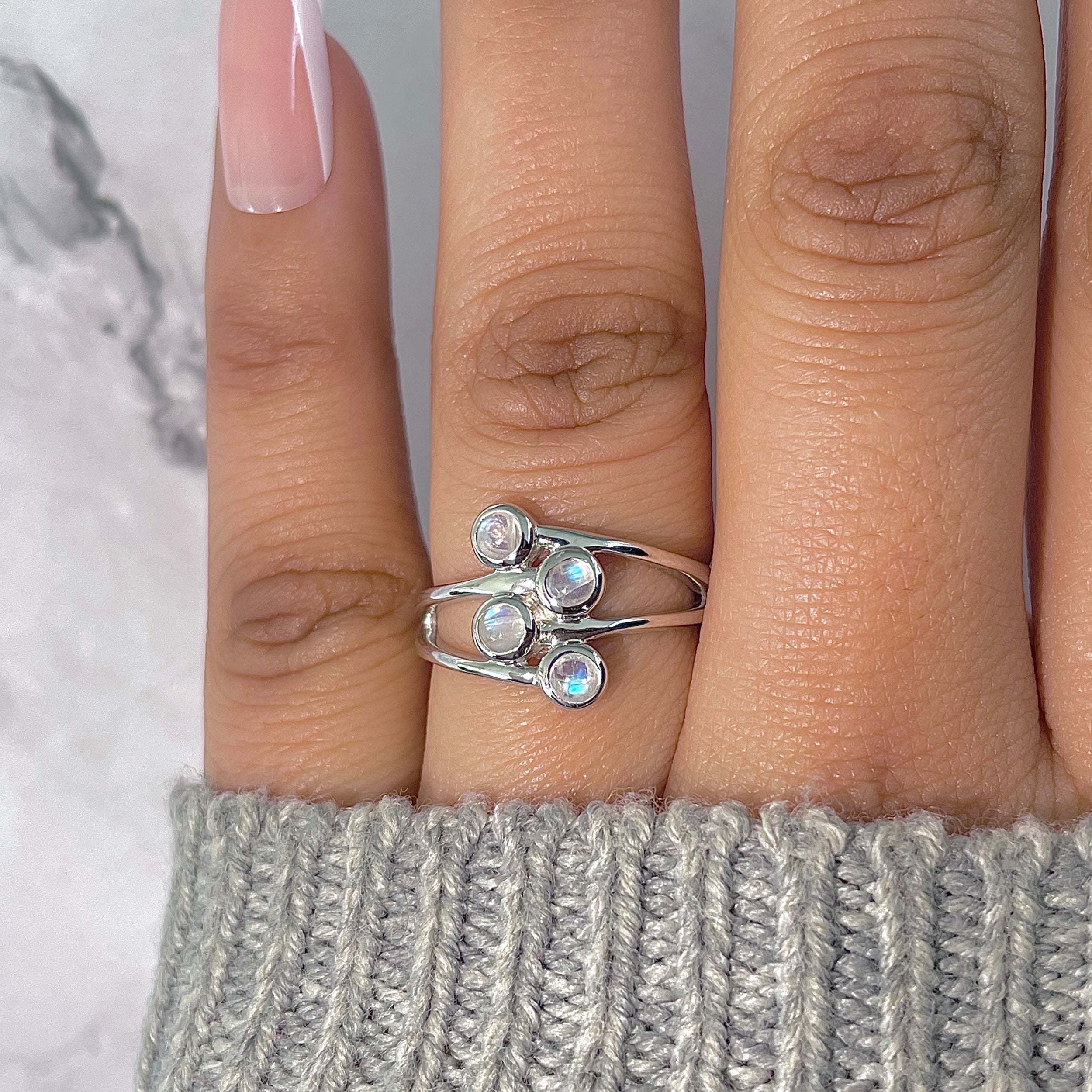 Moonstone Ring-(RBM-RDR-1638.)
