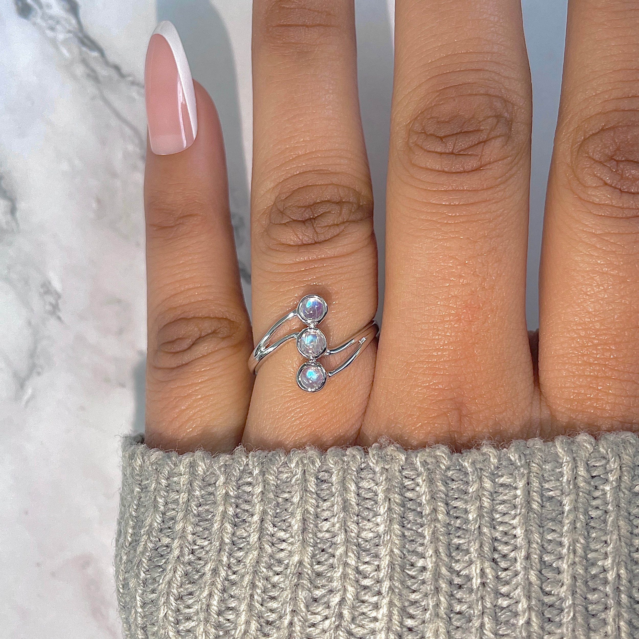 Moonstone Ring-(RBM-RDR-1707.)