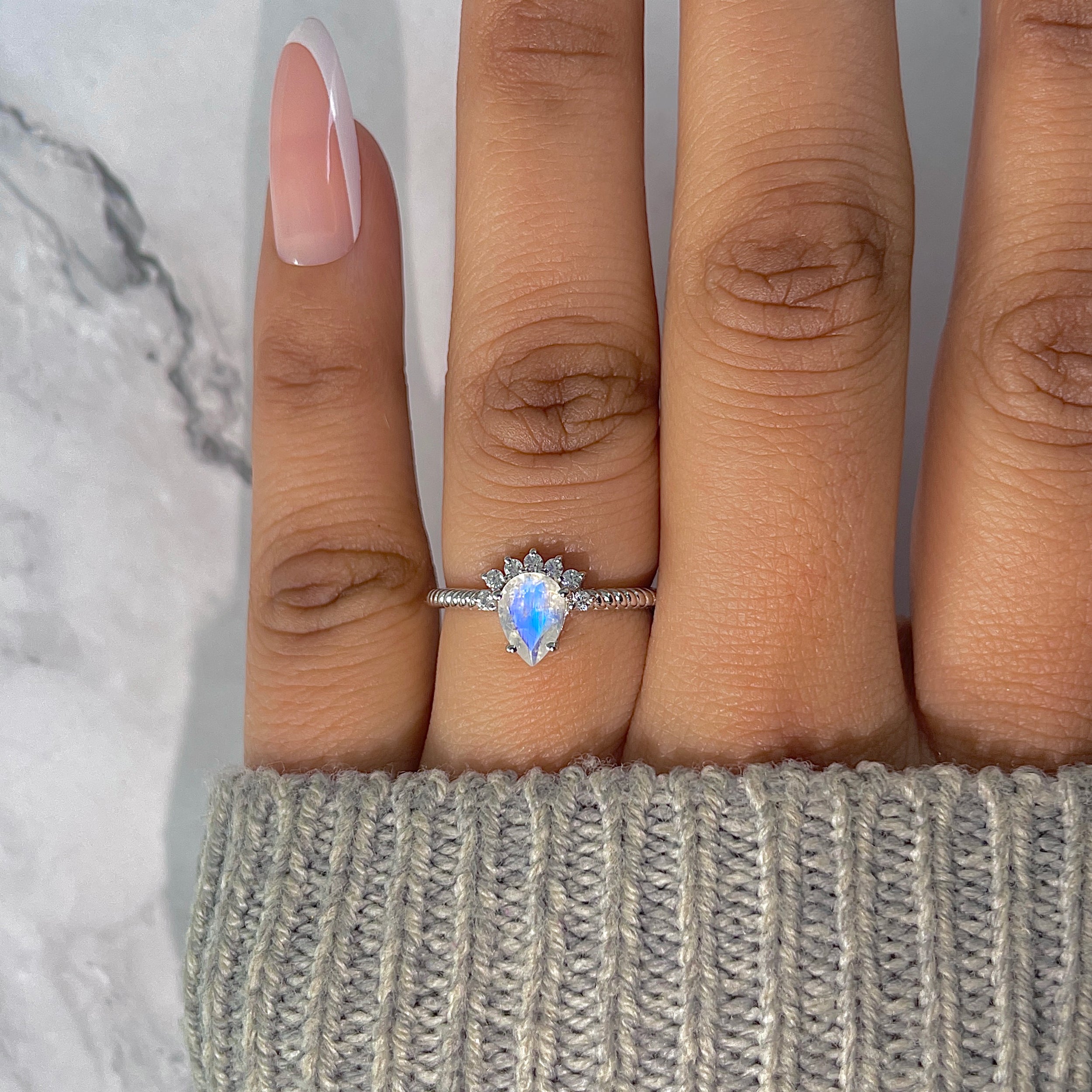 Moonstone Ring-(RBM-RDR-2212.)