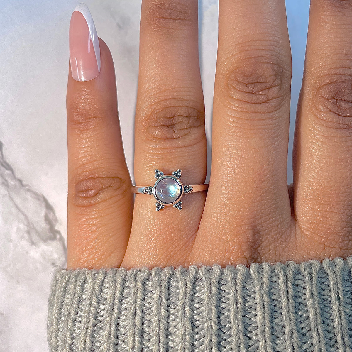 Moonstone Ring-(RBM-RDR-759.)