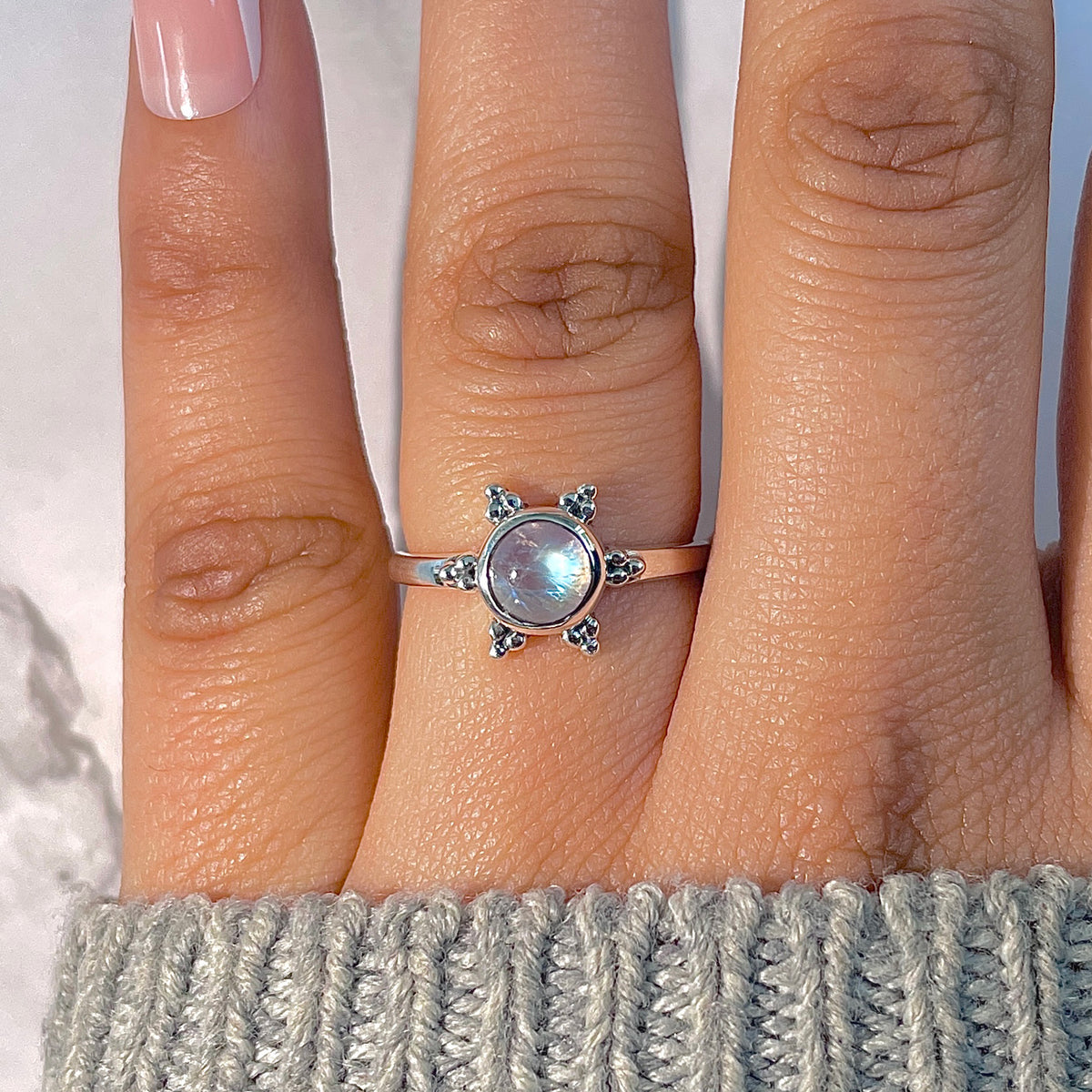 Moonstone Ring-(RBM-RDR-759.)