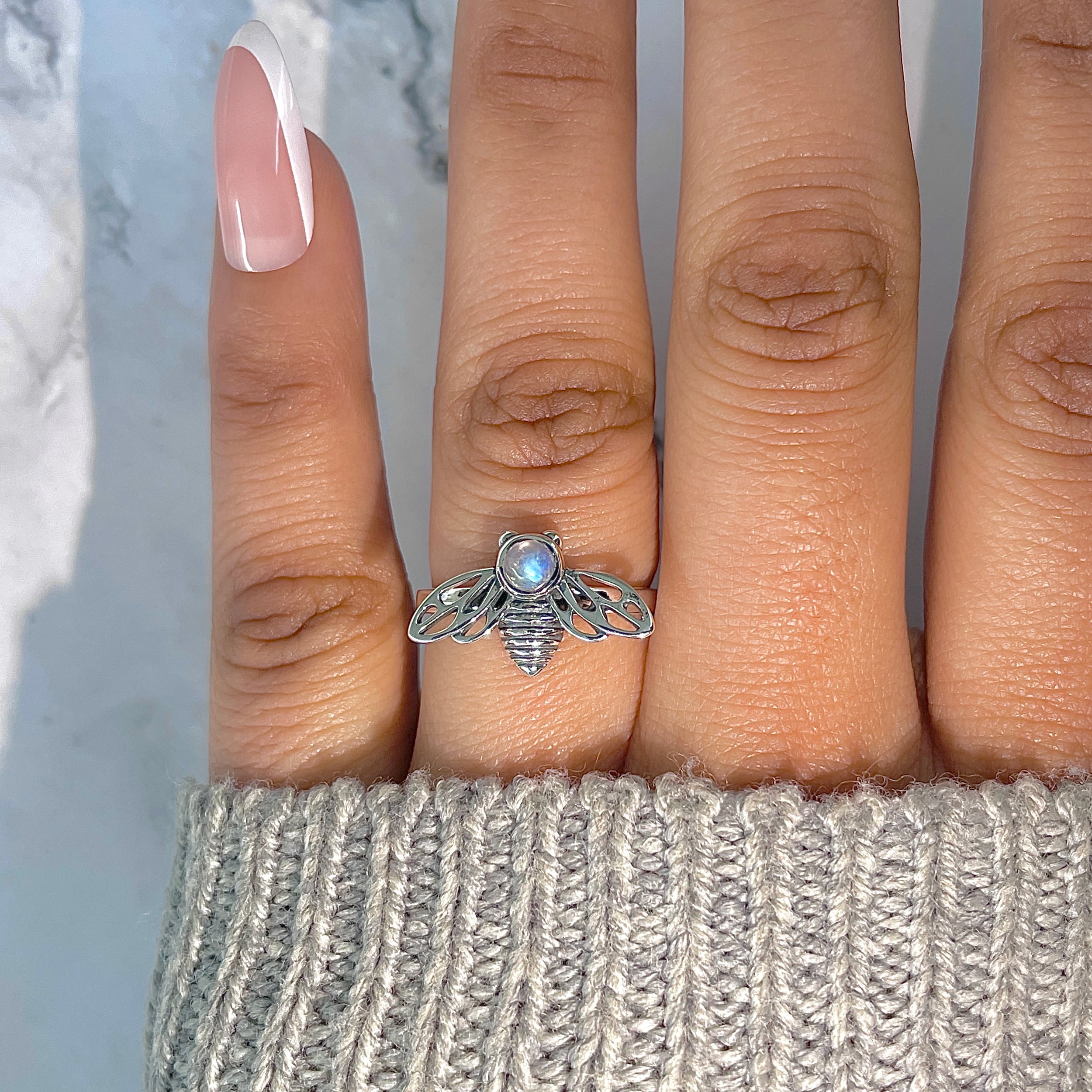 Moonstone Ring-(RBM-RDR-77.)