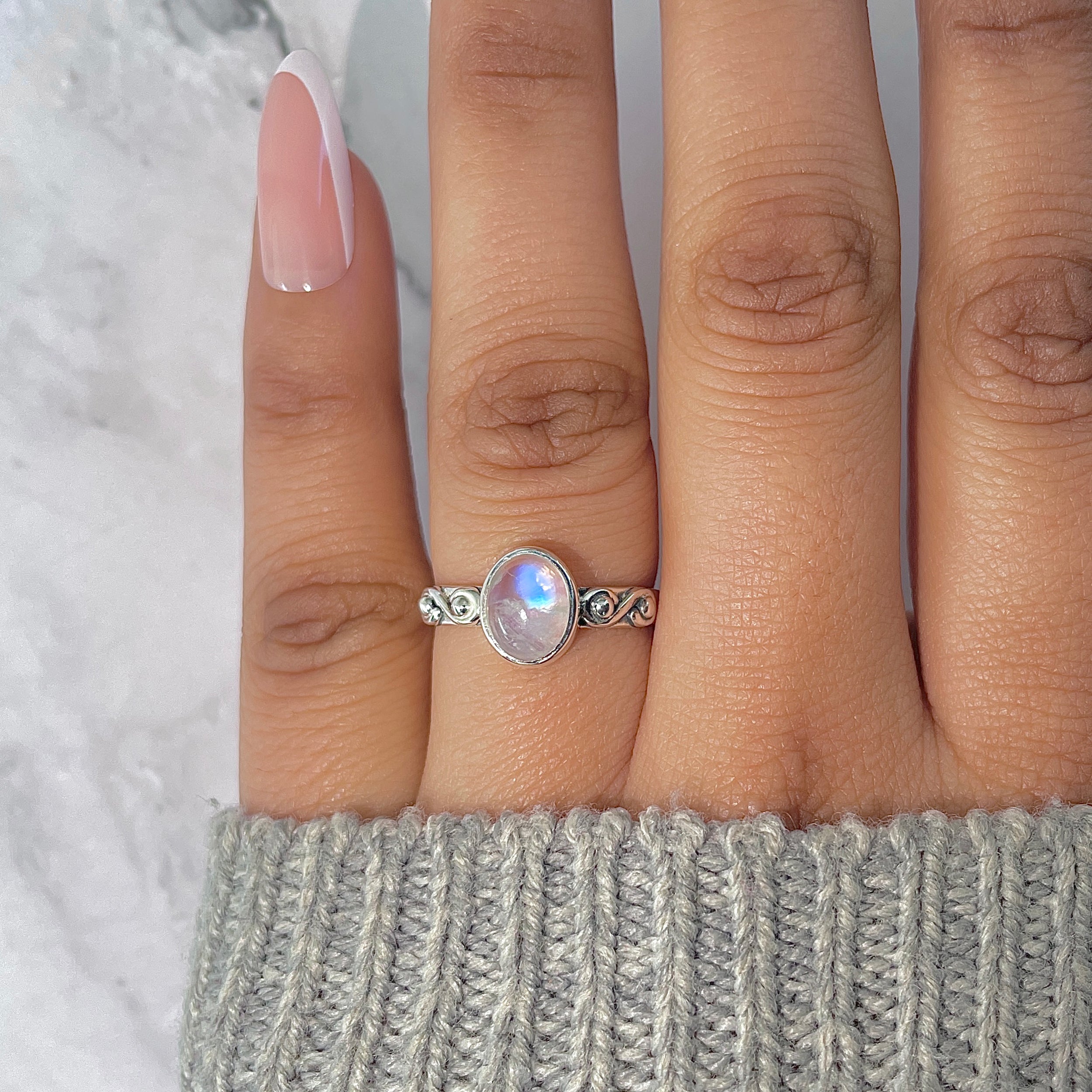 Moonstone Ring-(RBM-RDR-870.)