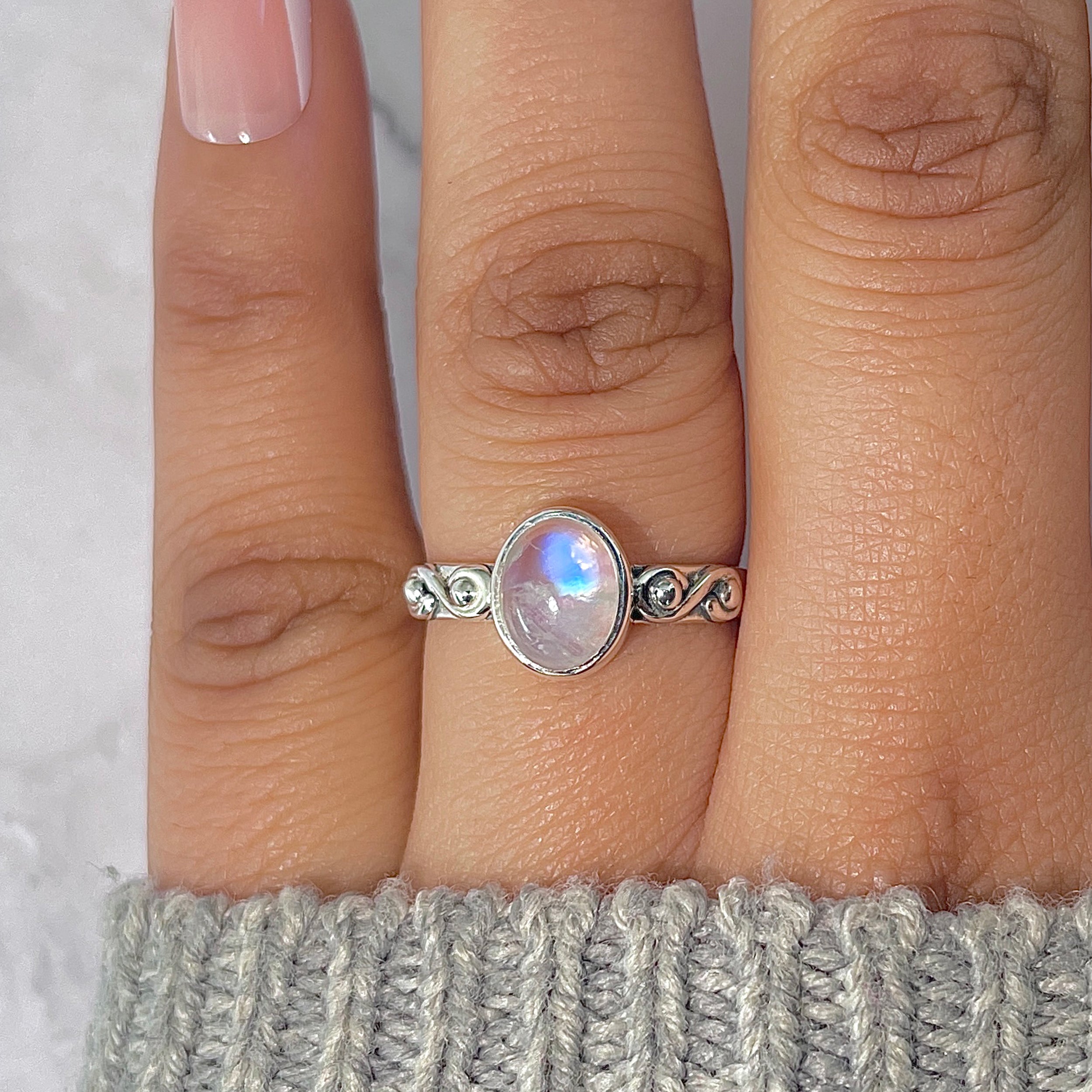 Moonstone Ring-(RBM-RDR-870.)