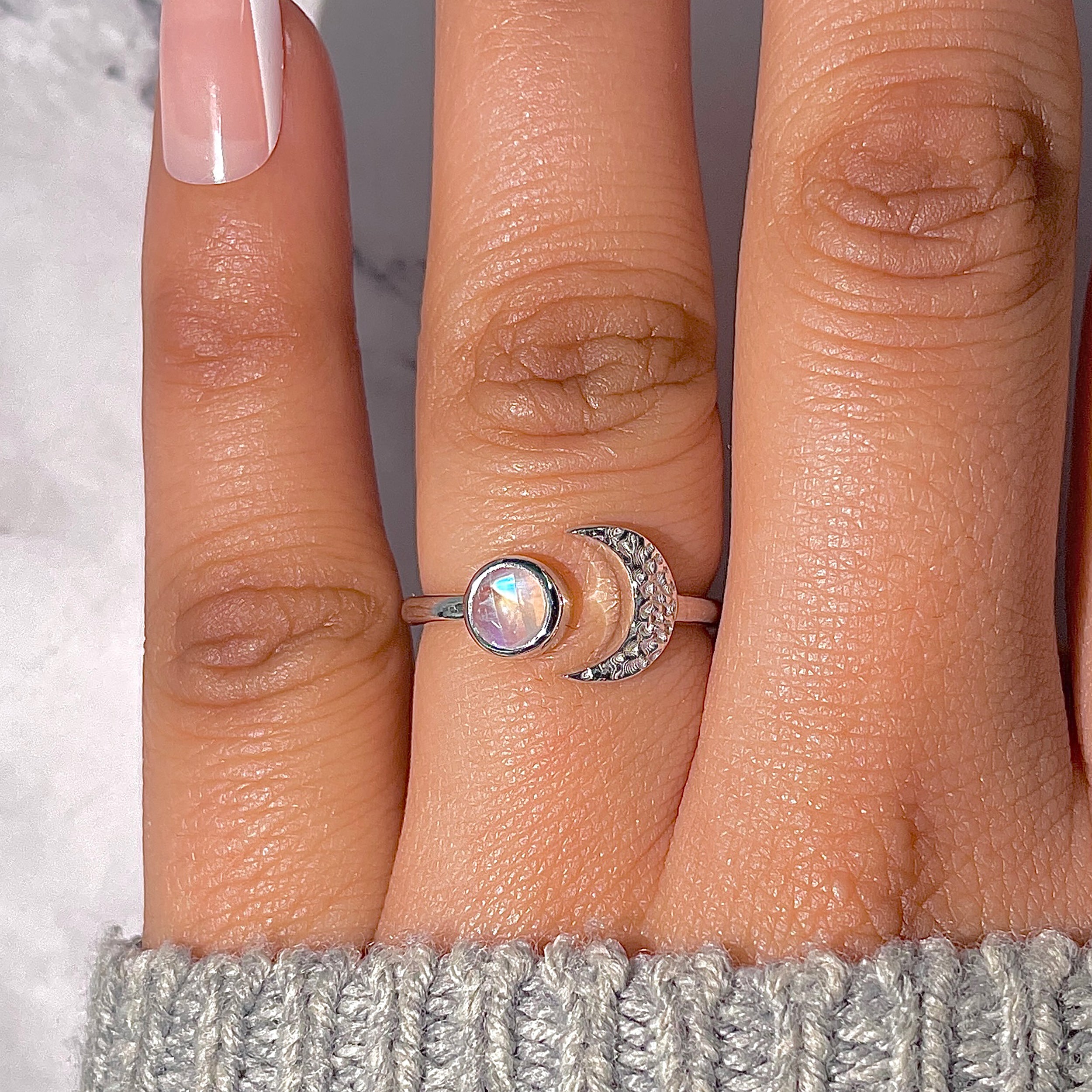 Moonstone Ring-(RBM-RR-12.)