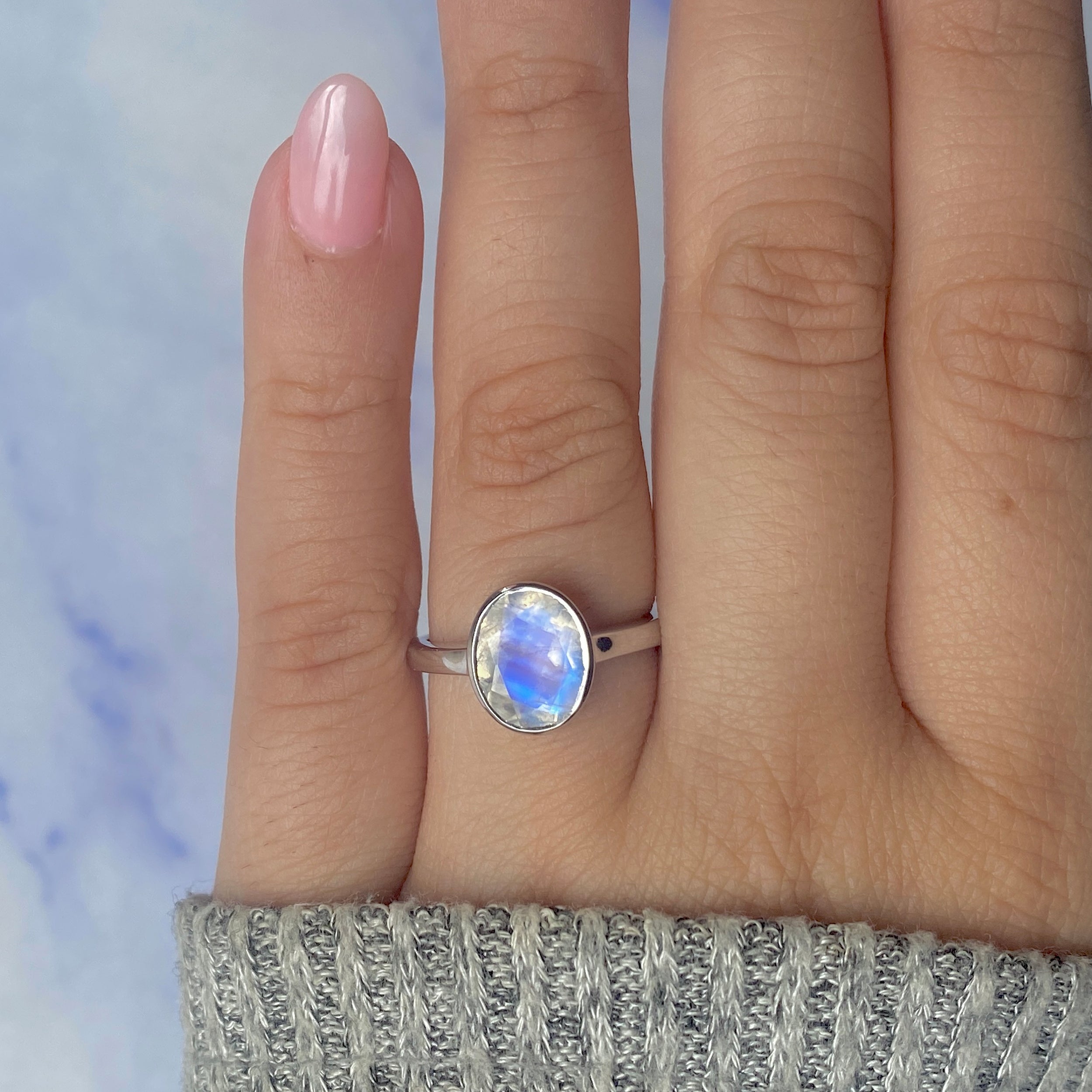 Moonstone Ring-(RBM-RDR-1623.)