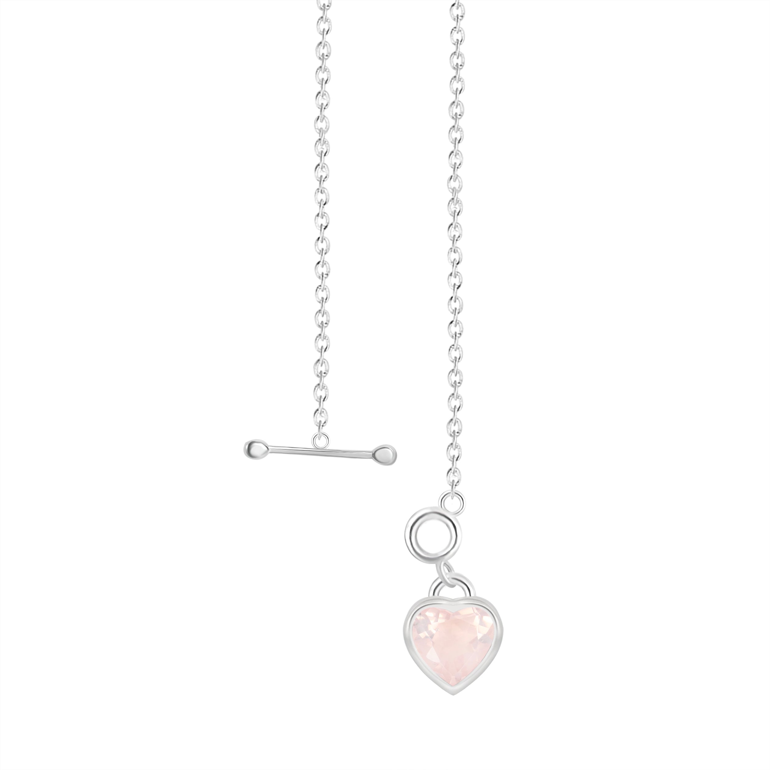 Rose Quartz Necklaces-(RSQ-RDN-573.)