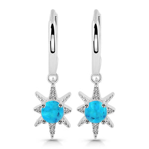 turquoise-white-topaz-hoop-earring-trq-rde-1470