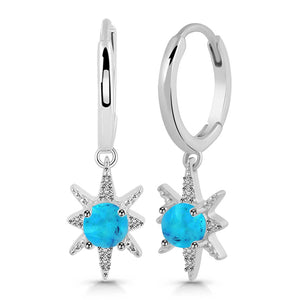 turquoise-white-topaz-hoop-earring-trq-rde-1470