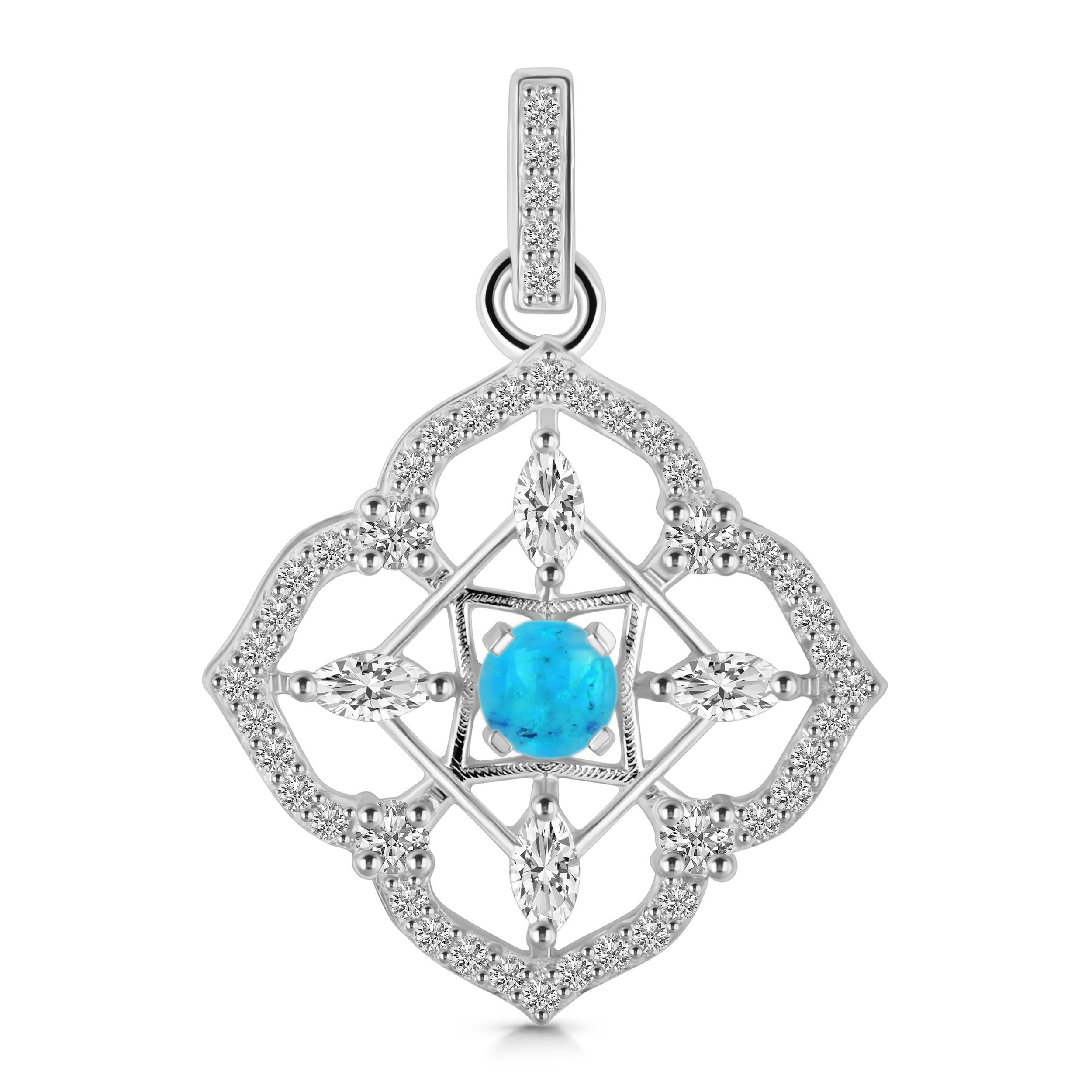 turquoise-white-topaz-pendant-trq-rdp-797