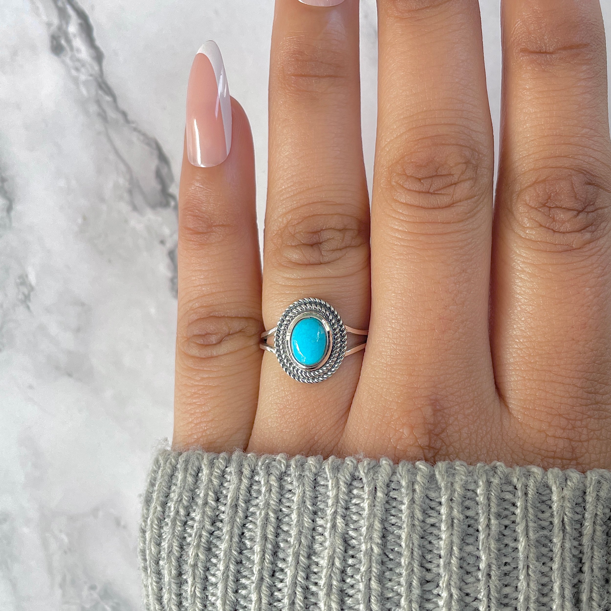 Turquoise Ring-(TRQ-RDR-1308.)