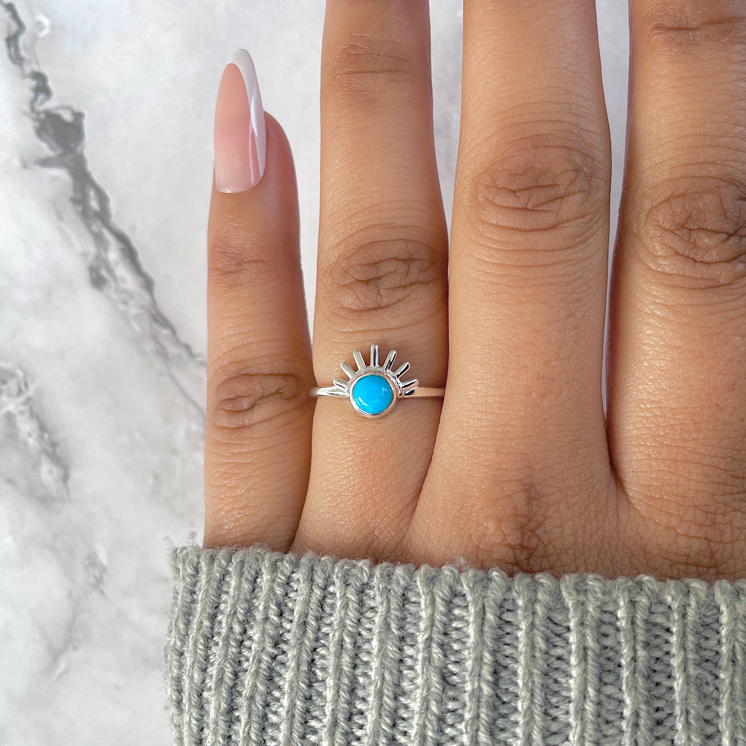 Turquoise Ring-(TRQ-RDR-1340.)