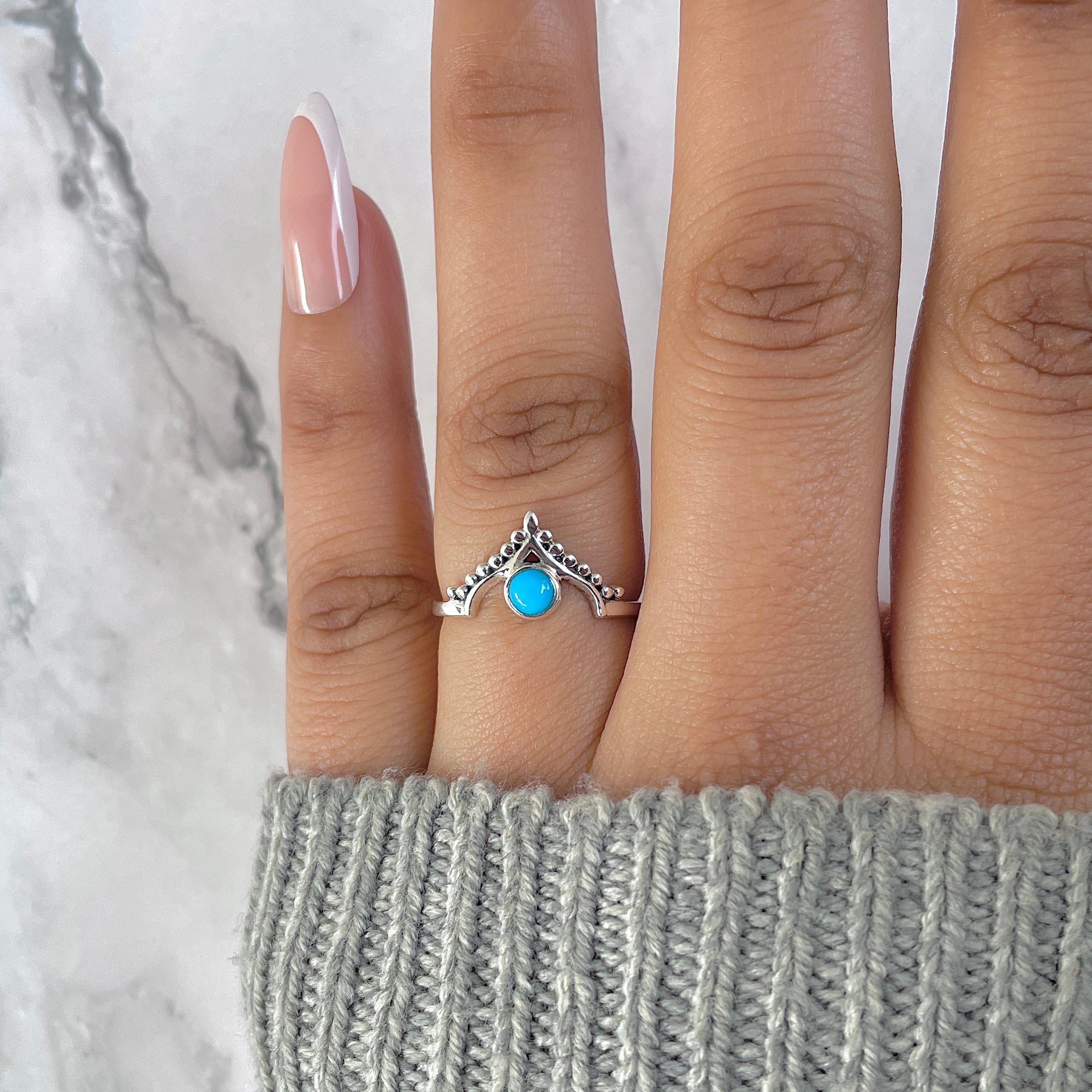 Turquoise Ring-(TRQ-RDR-1345.)