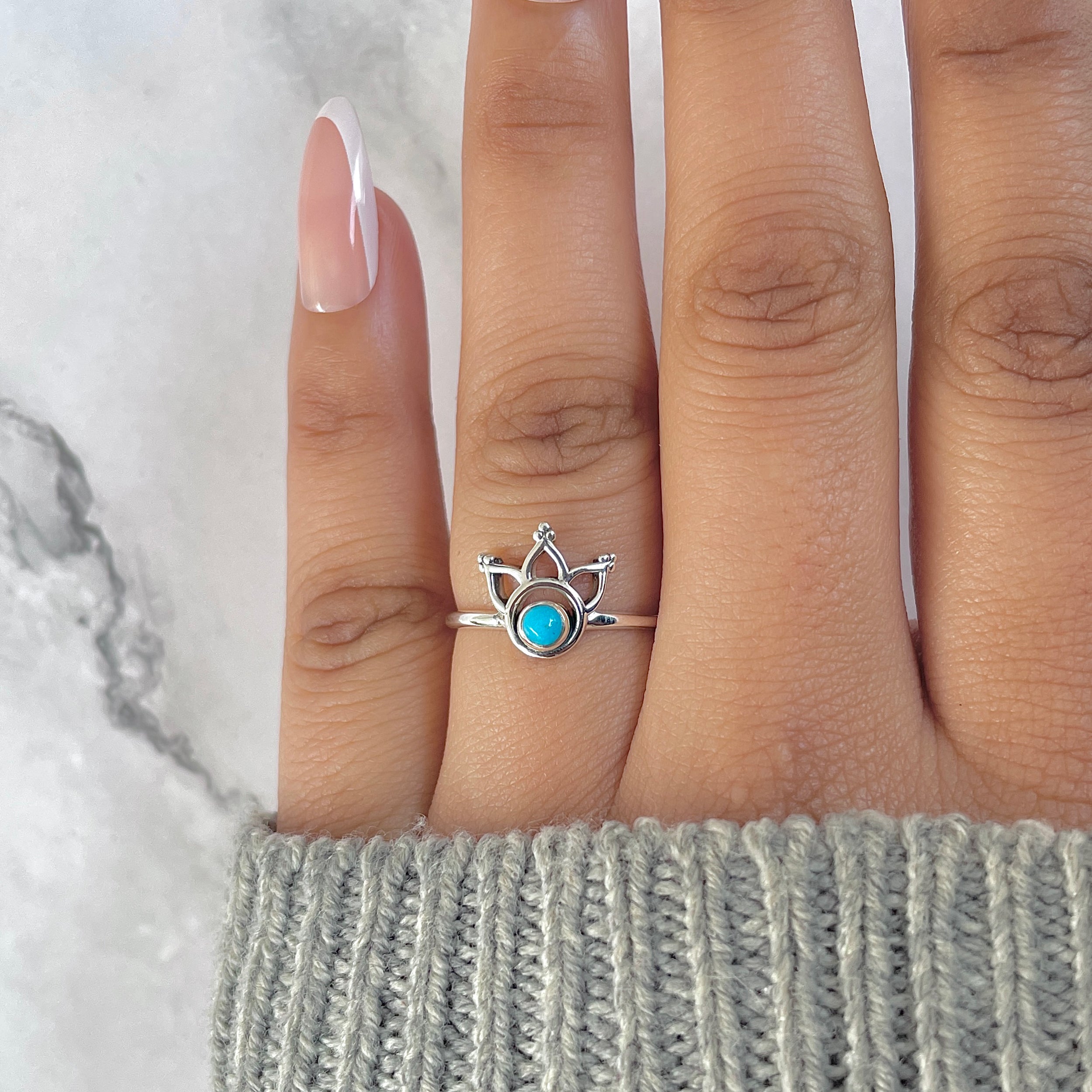 Turquoise Ring-(TRQ-RDR-1362.)