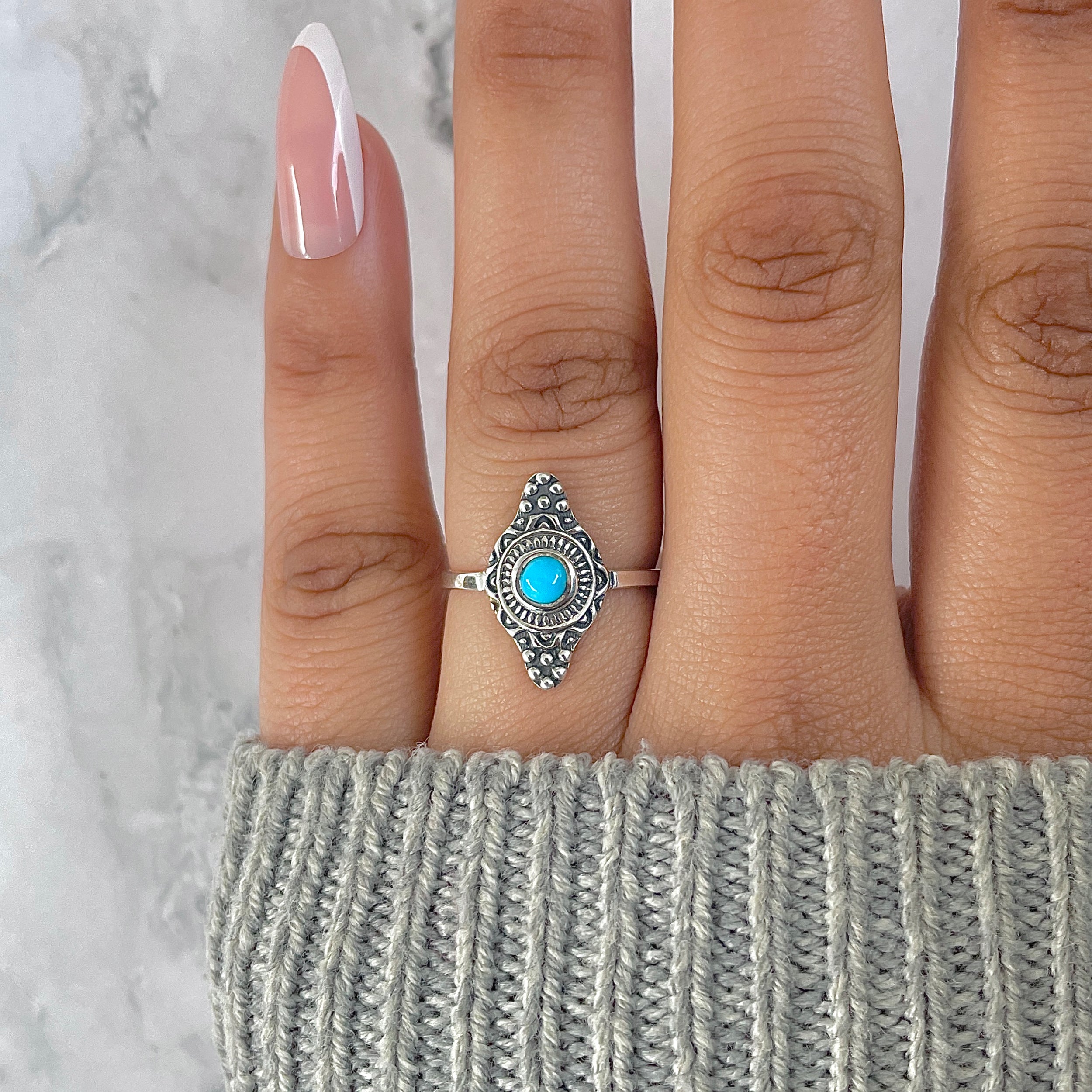 Turquoise Ring-(TRQ-RDR-1367.)