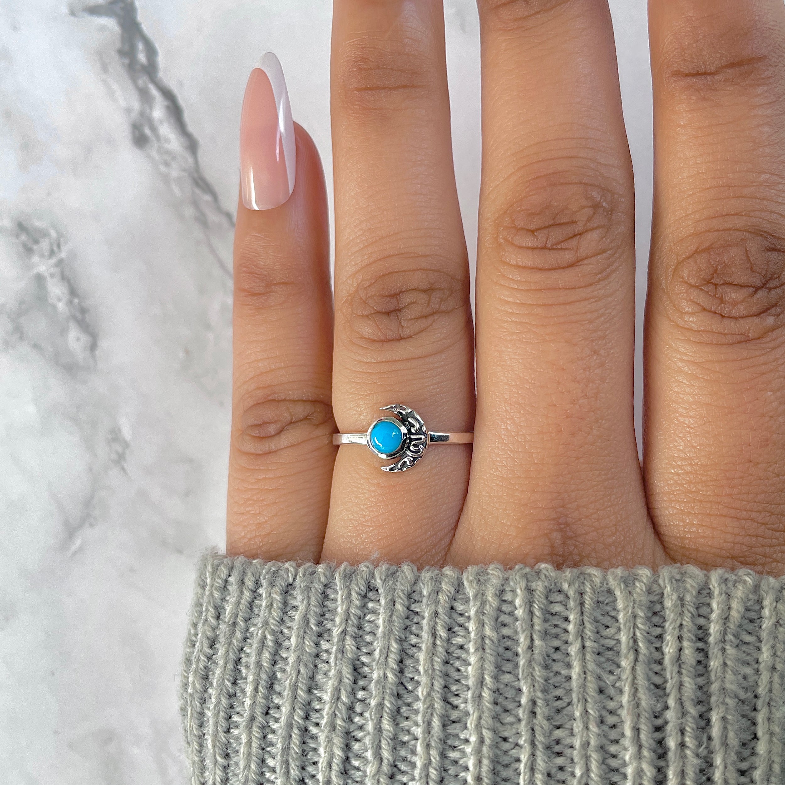 Turquoise Ring-(TRQ-RDR-1371.)