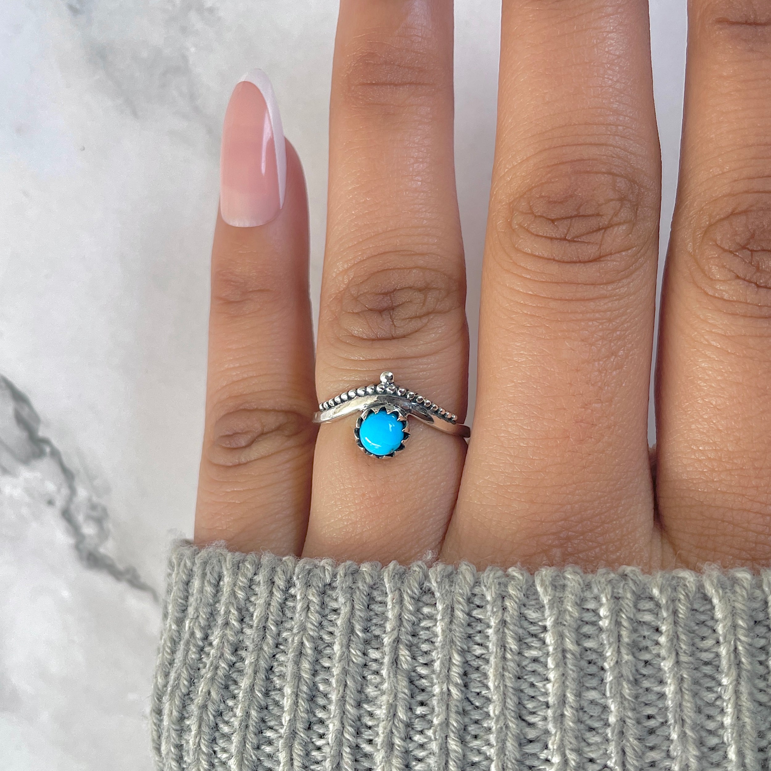 Turquoise Ring-(TRQ-RDR-1399.)