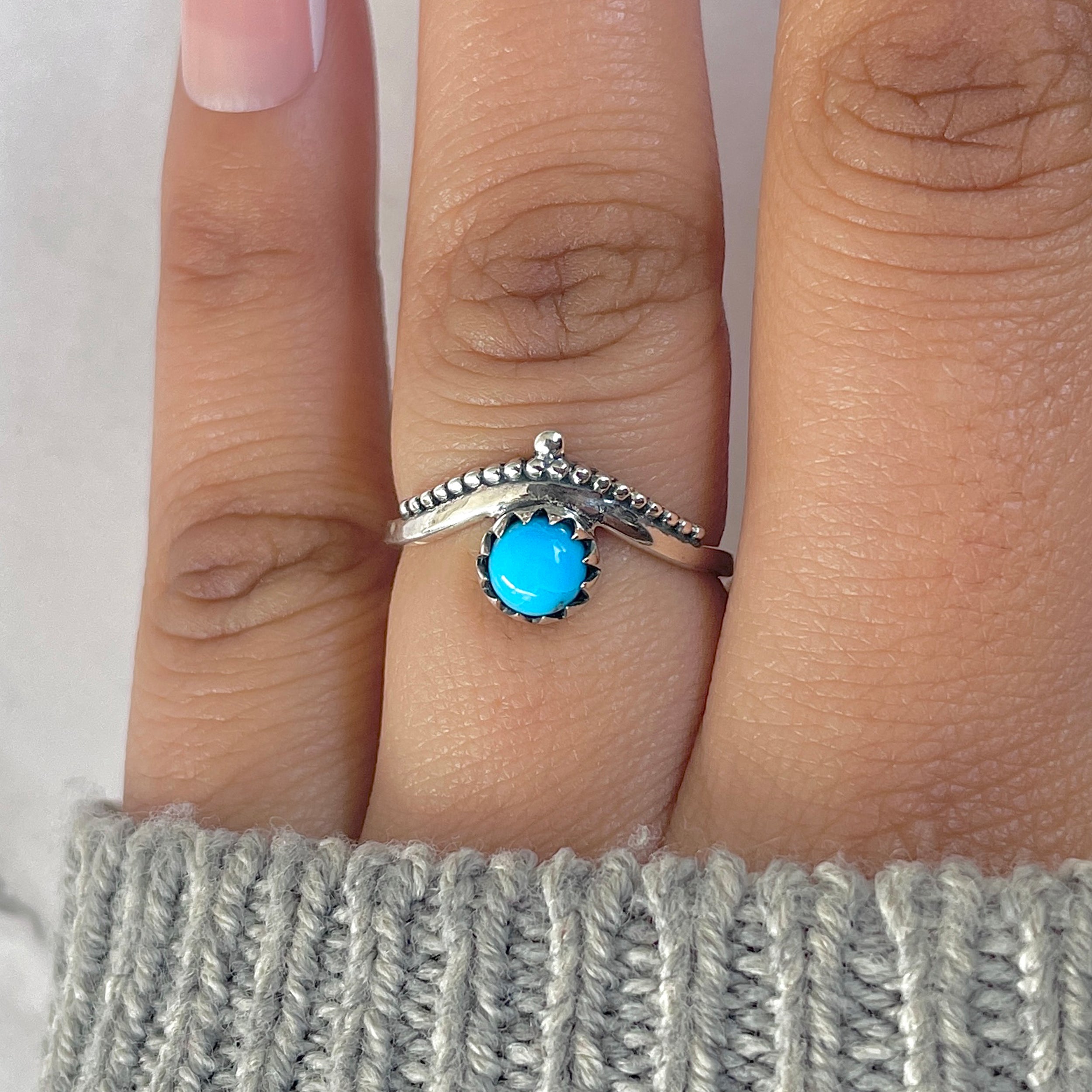 Turquoise Ring-(TRQ-RDR-1399.)