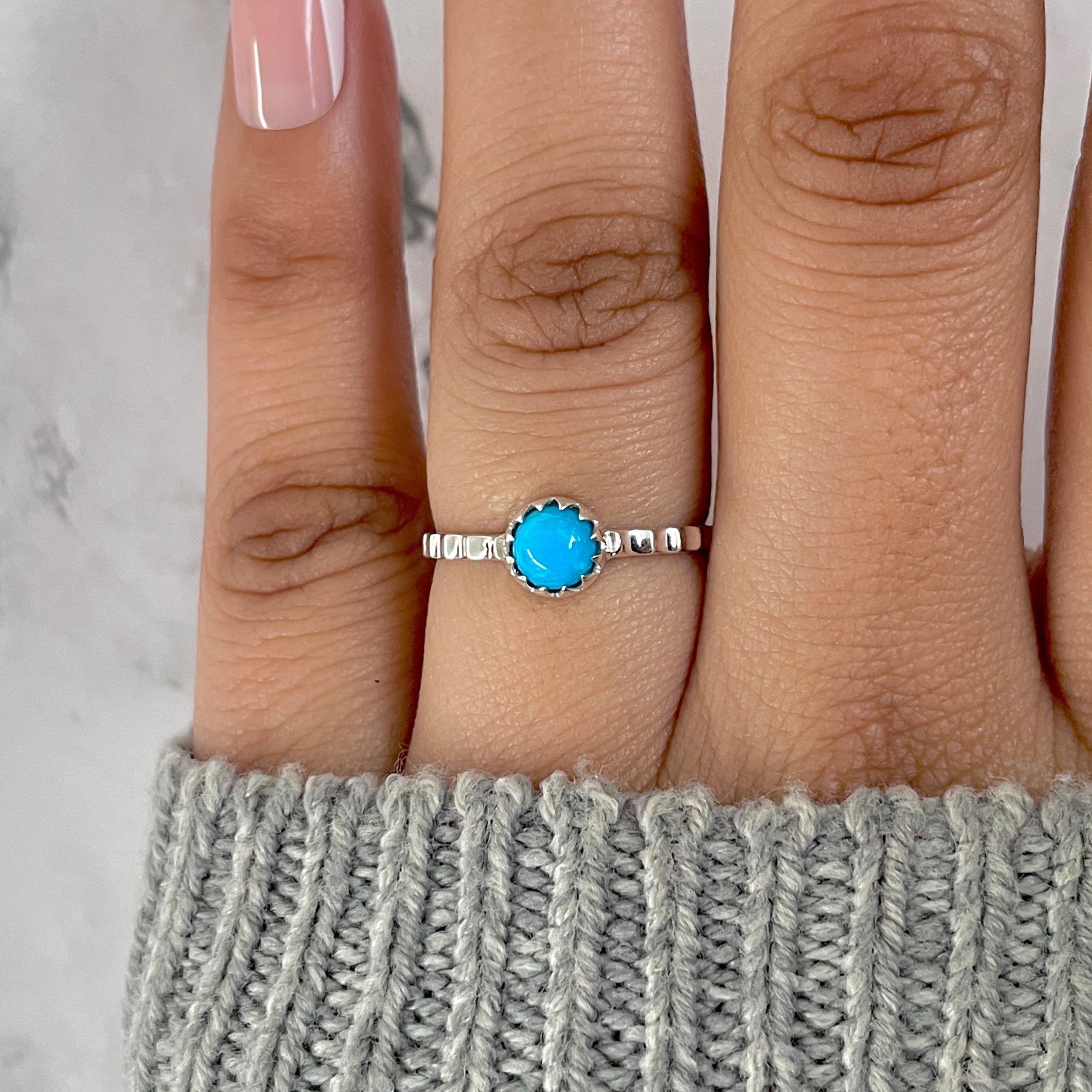 Turquoise Ring-(TRQ-RDR-1415.)