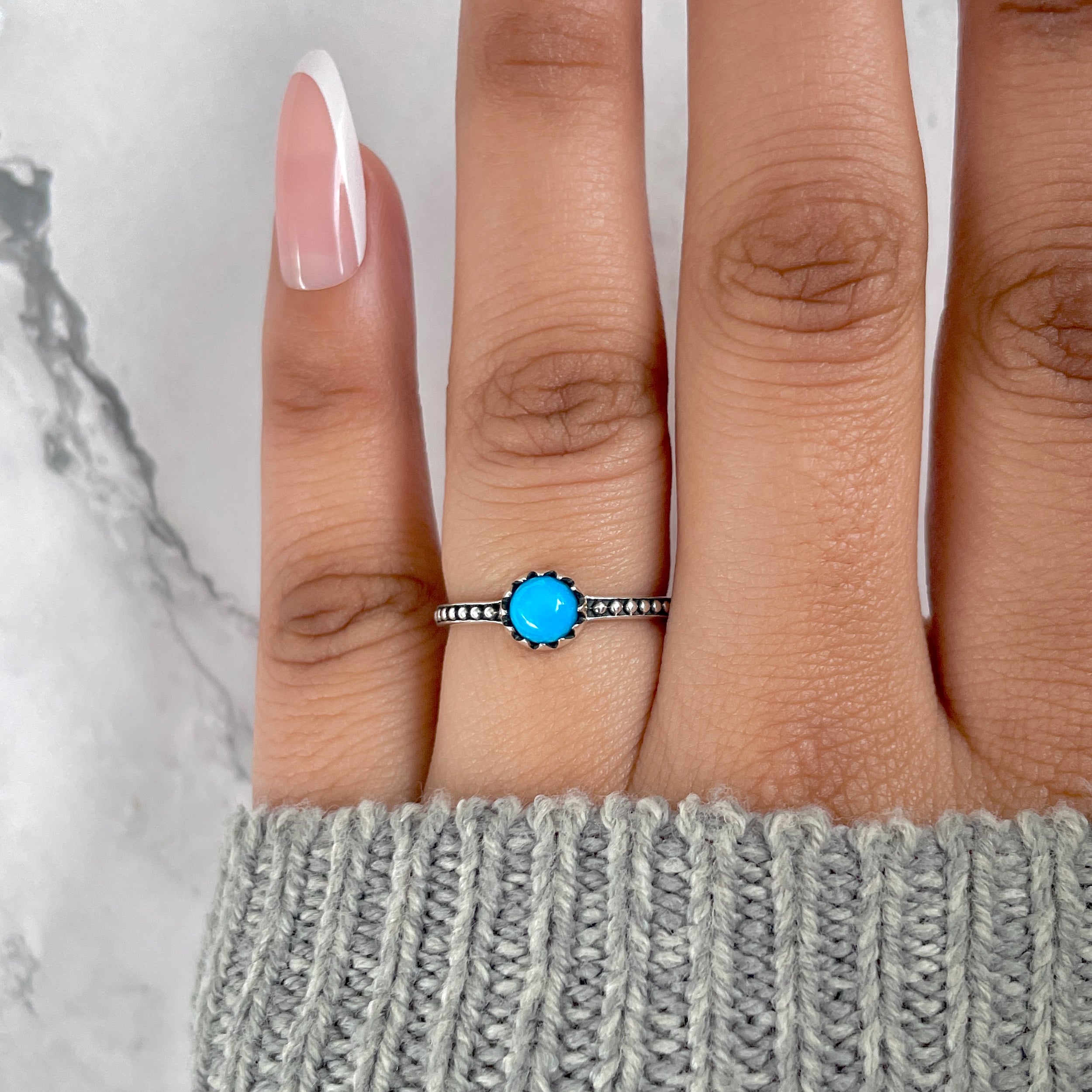 Turquoise Ring-(TRQ-RDR-1420.)