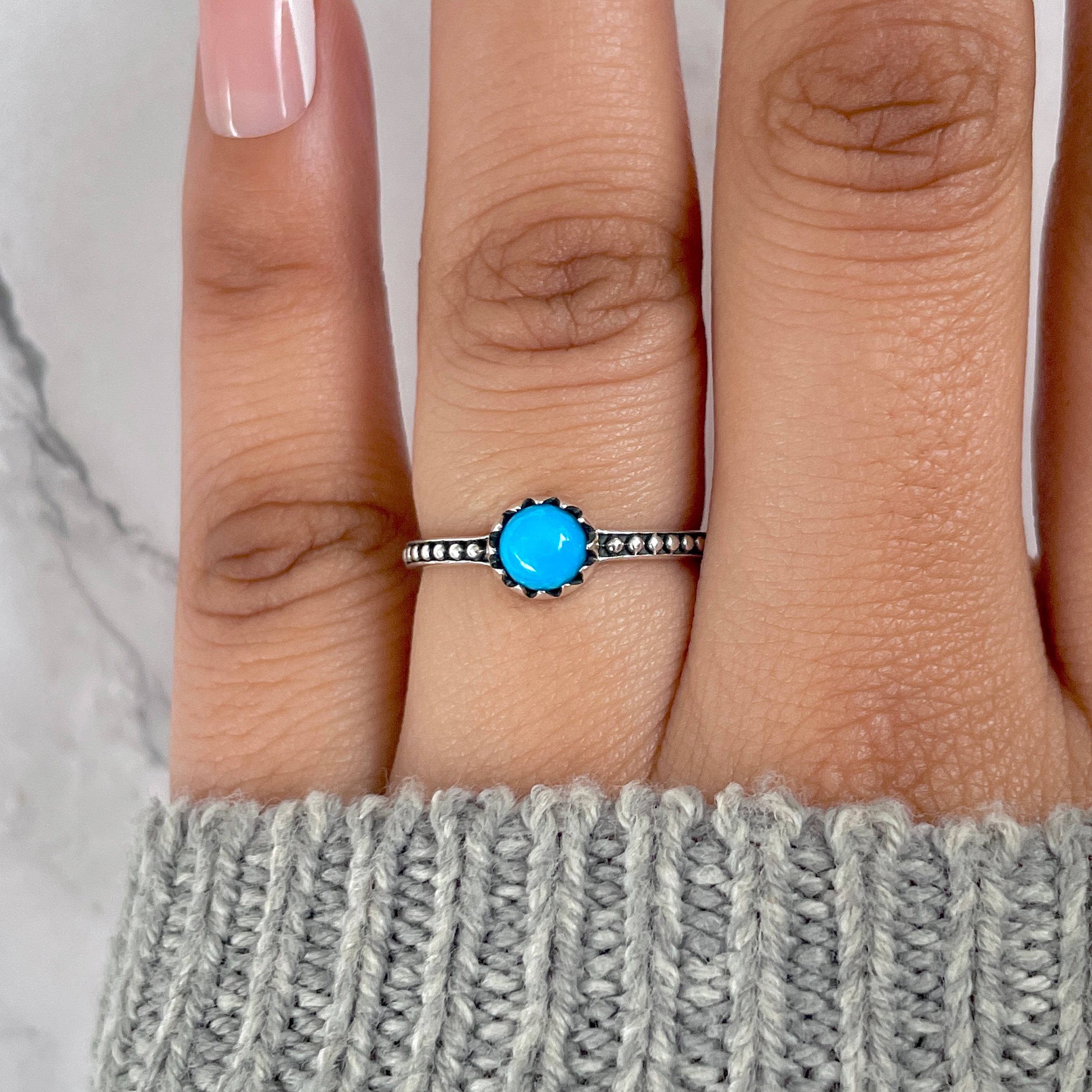 Turquoise Ring-(TRQ-RDR-1420.)